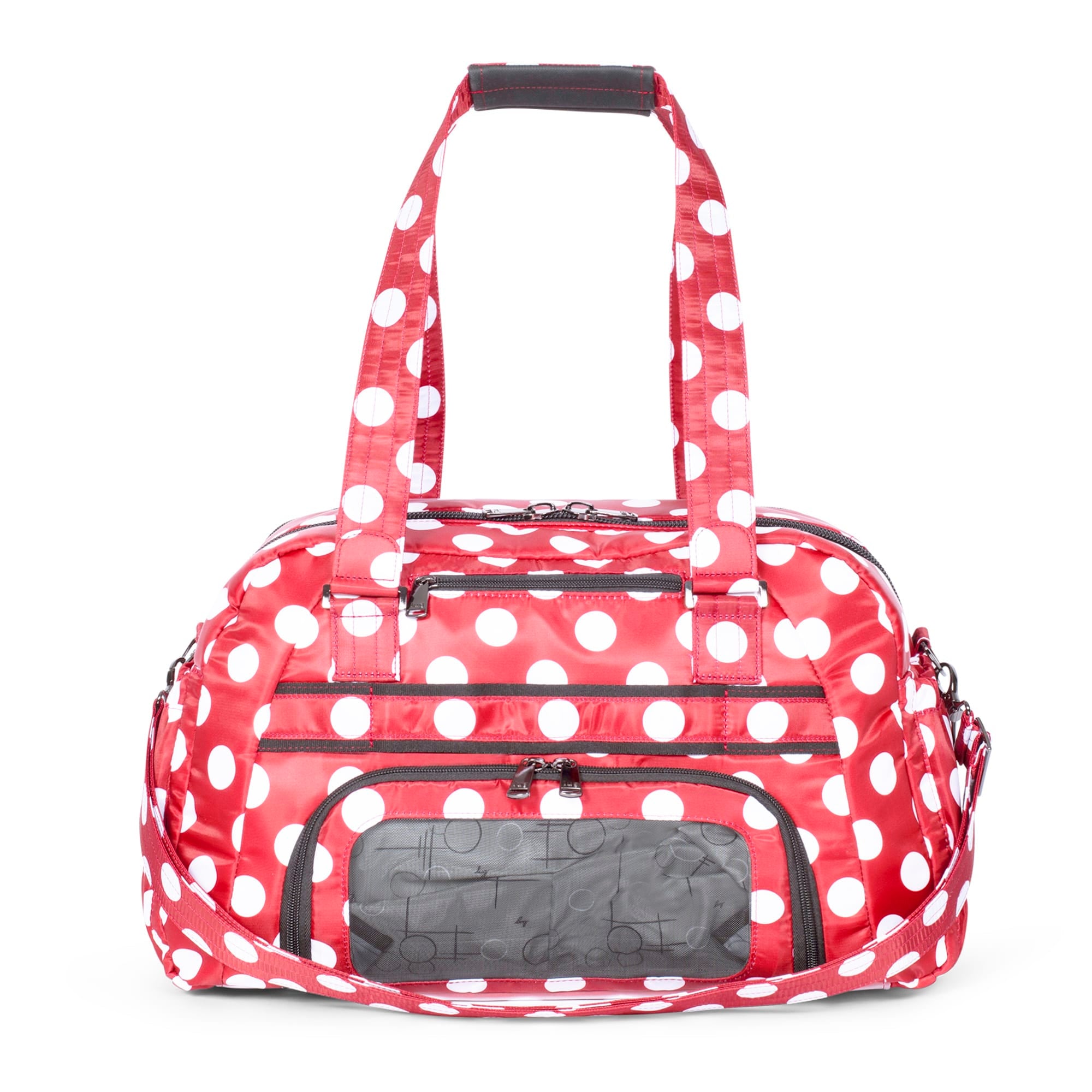 Propeller 2 Overnight Bag - CRIMSON LARGE DOT - Propeller2_CrimsonLgDot_04
