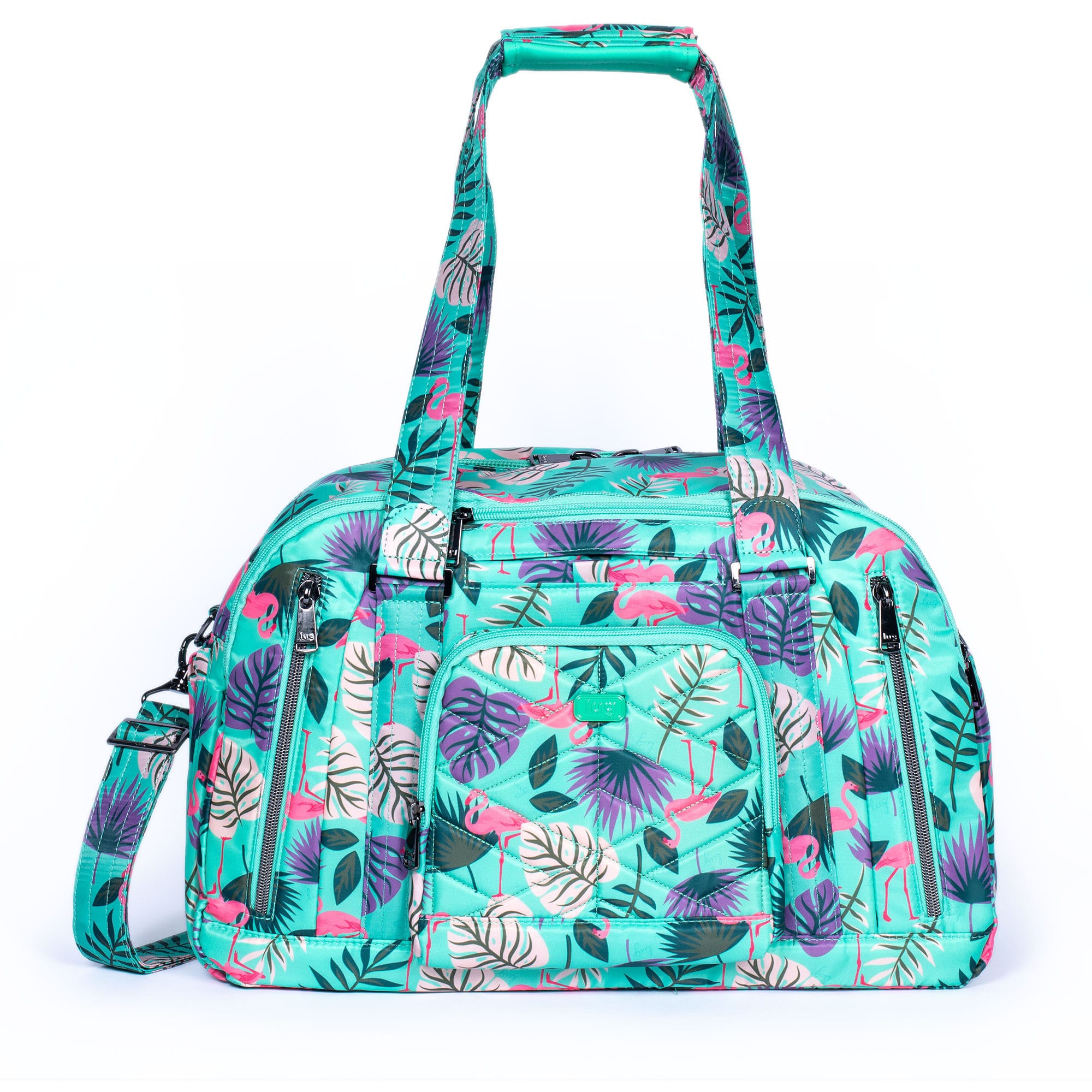 Propeller 2 Overnight Bag - FLAMINGO MINT - Propeller2_FlamingoMint_01
