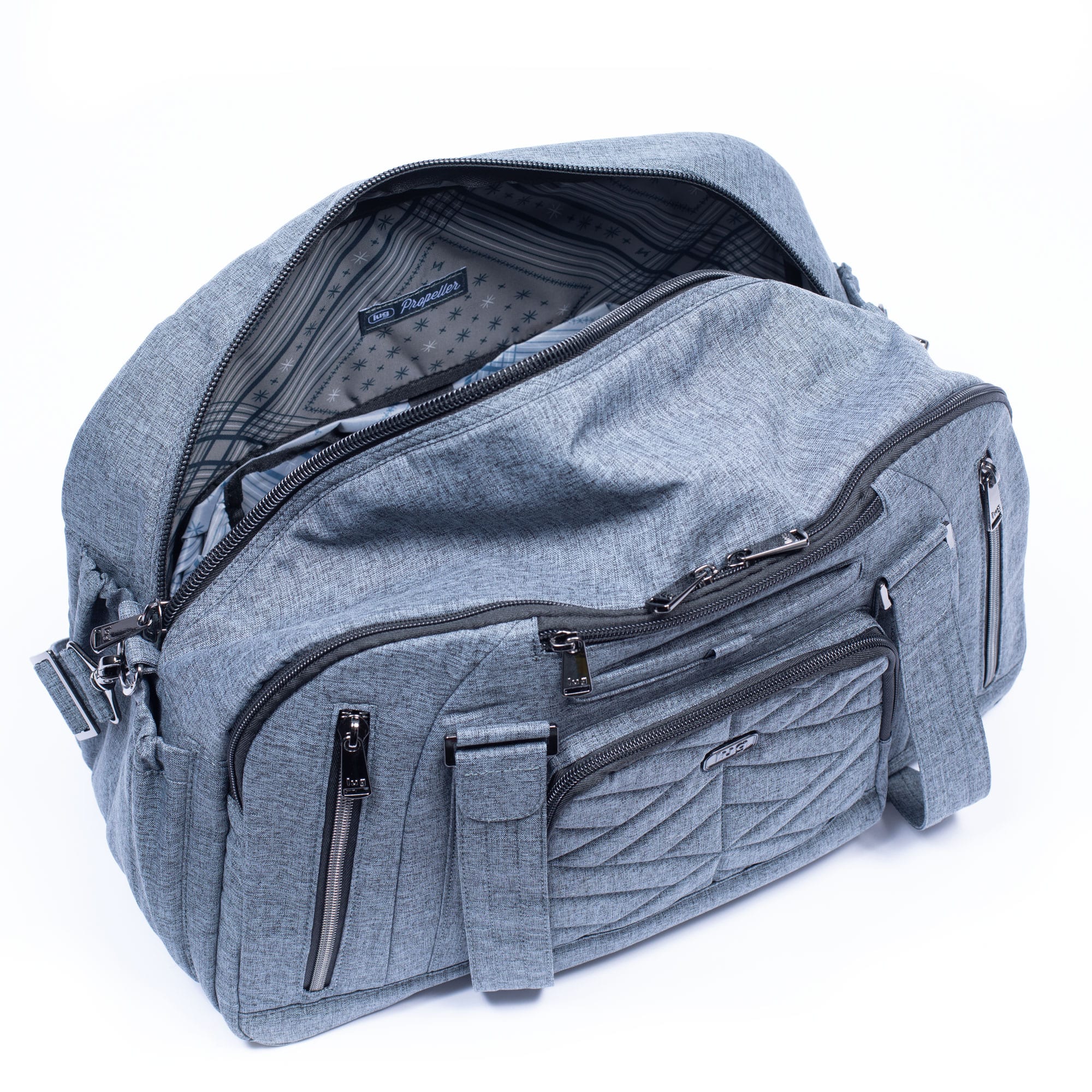 Propeller 2 Overnight Bag - HEATHER GREY - Propeller2_HRGrey_05