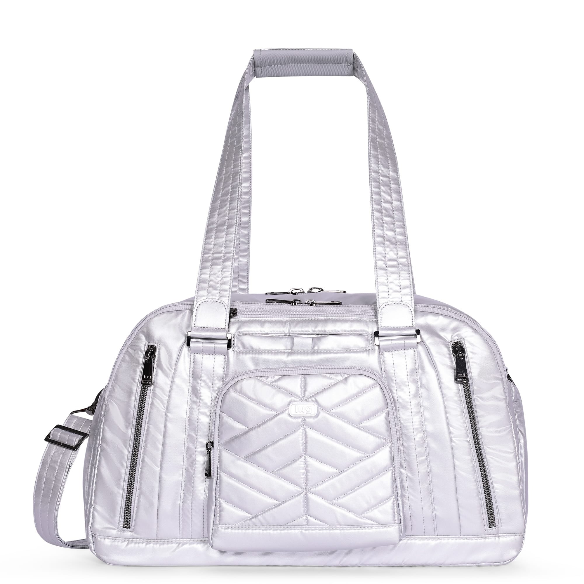Propeller 2 Overnight Bag - METALLIC SILVER - Propeller2_MetallicSilver_01