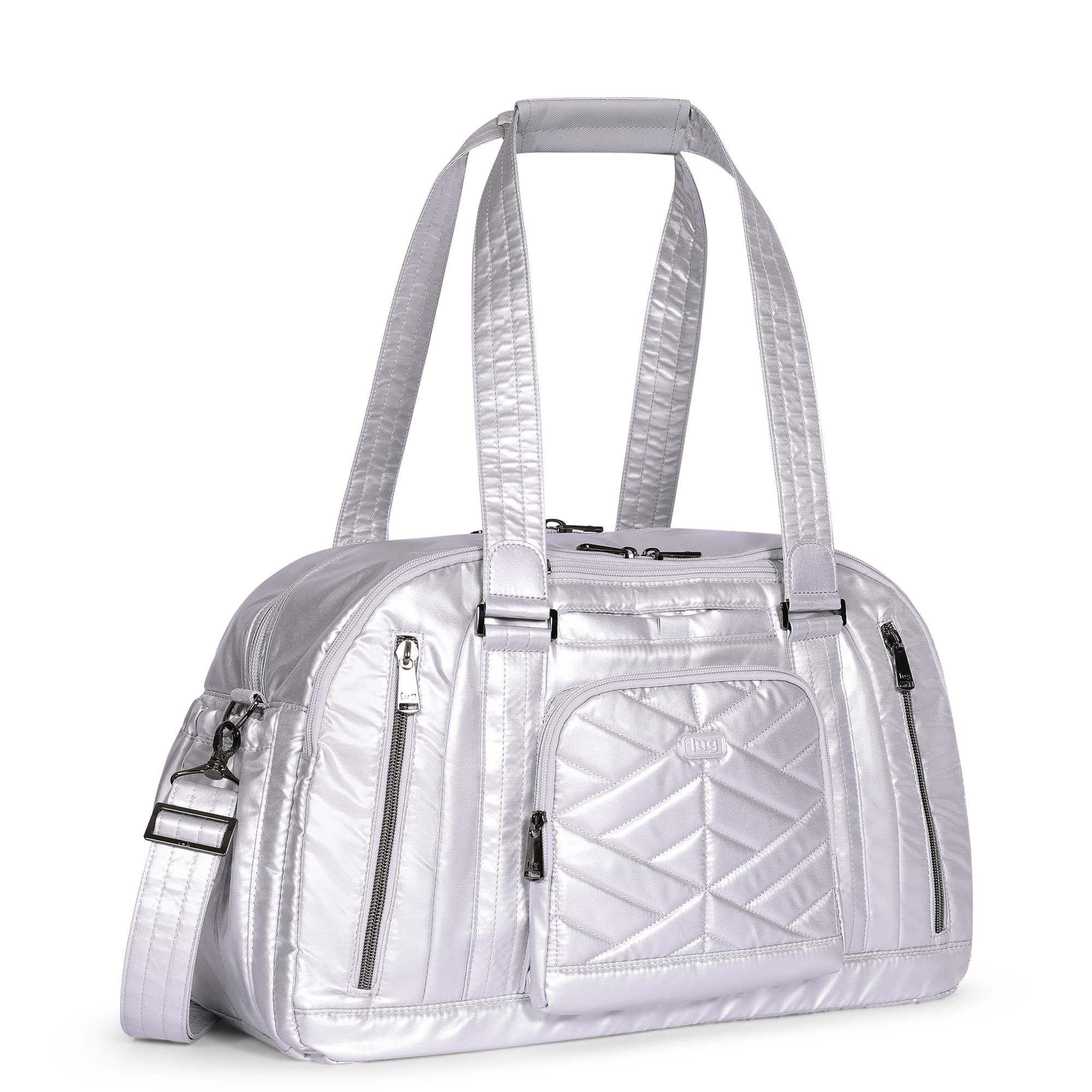 Propeller 2 Overnight Bag - METALLIC SILVER - Propeller2_MetallicSilver_02