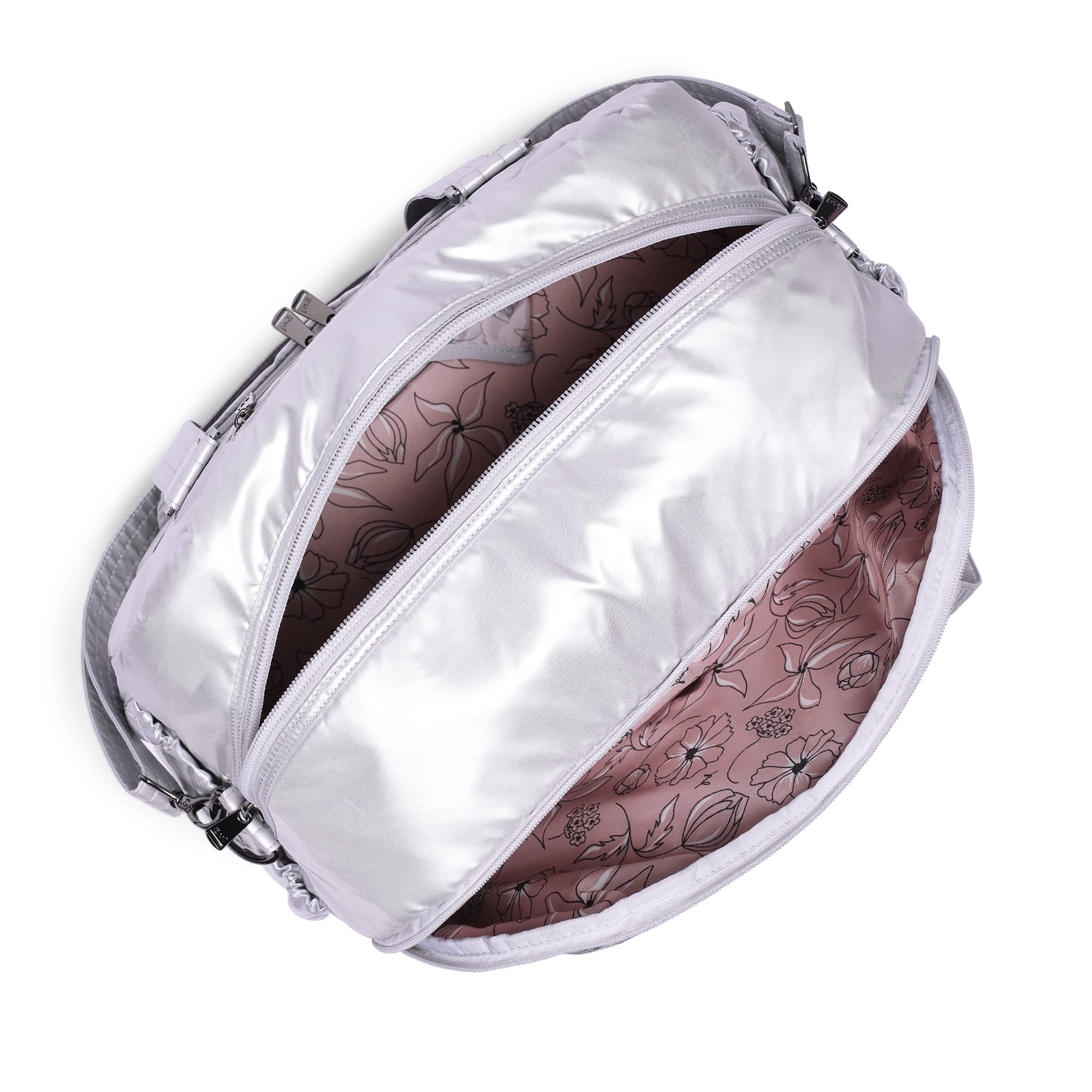 Propeller 2 Overnight Bag - METALLIC SILVER - Propeller2_MetallicSilver_05