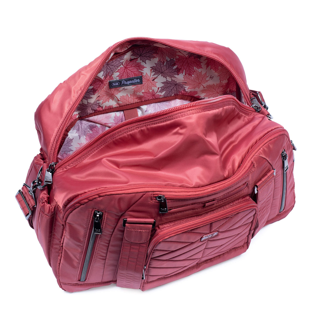 Propeller 2 Overnight Bag - ROSEWOOD RED - Propeller2_Rosewood_05