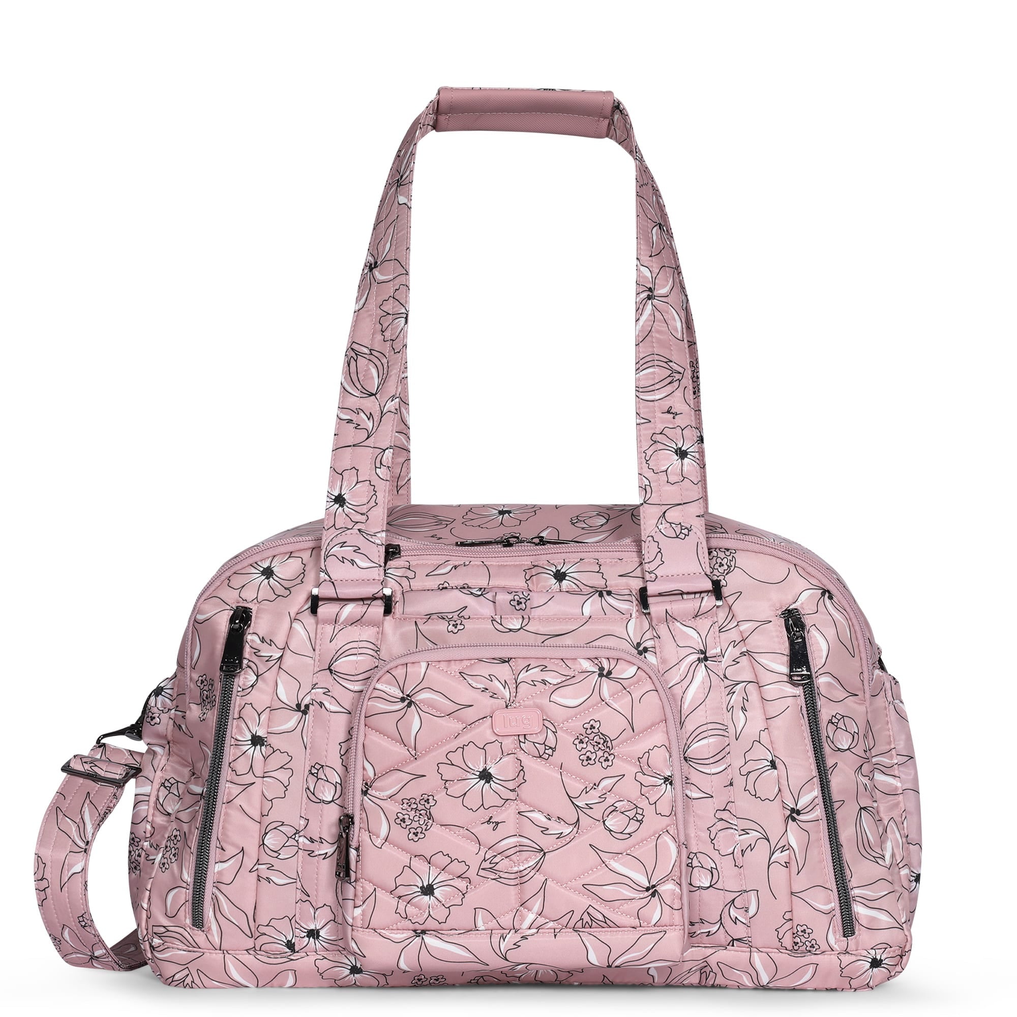 Propeller 2 Overnight Bag - SKETCH FLORAL BLUSH - Propeller2_SketchFloralBlush_01