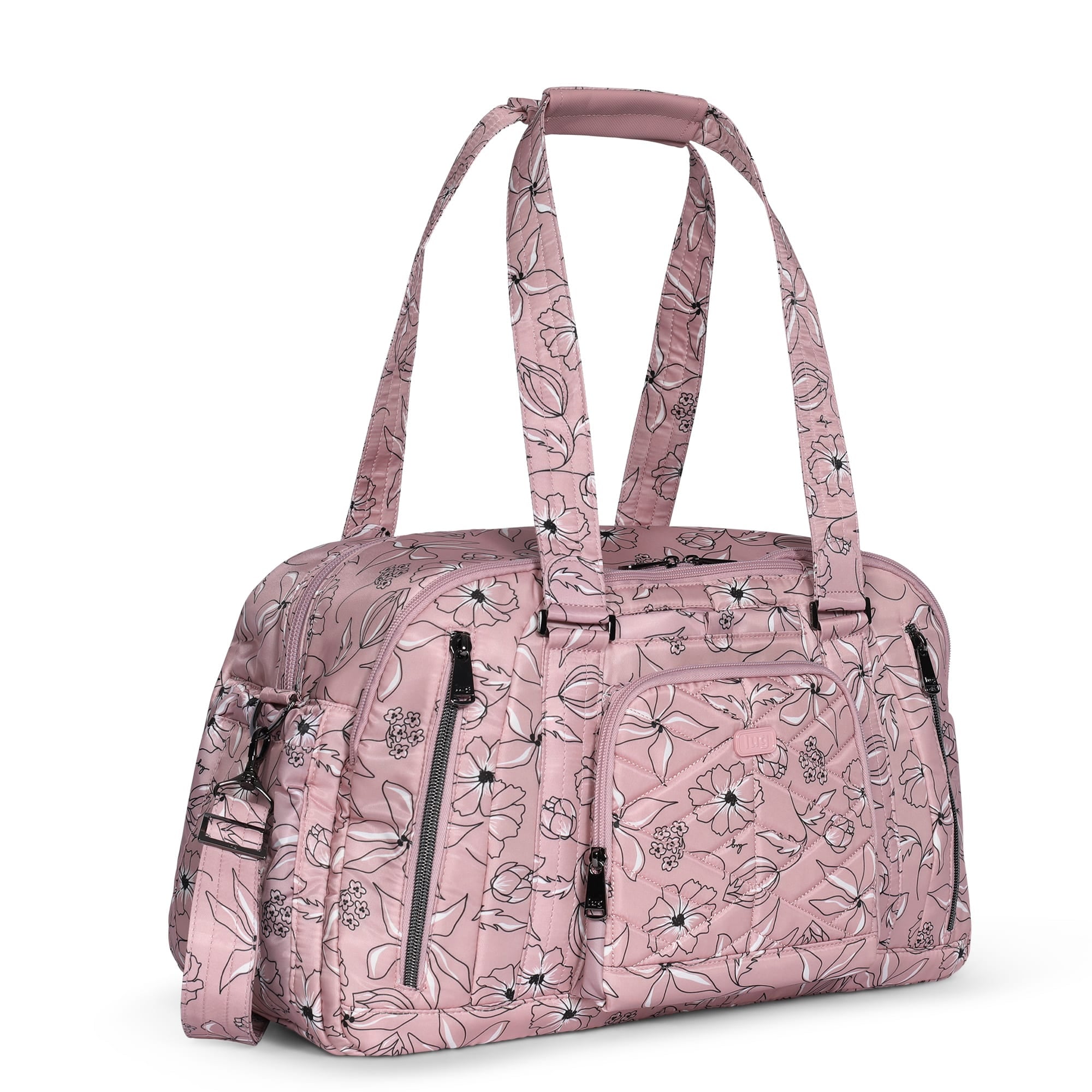 Propeller 2 Overnight Bag - SKETCH FLORAL BLUSH - Propeller2_SketchFloralBlush_02
