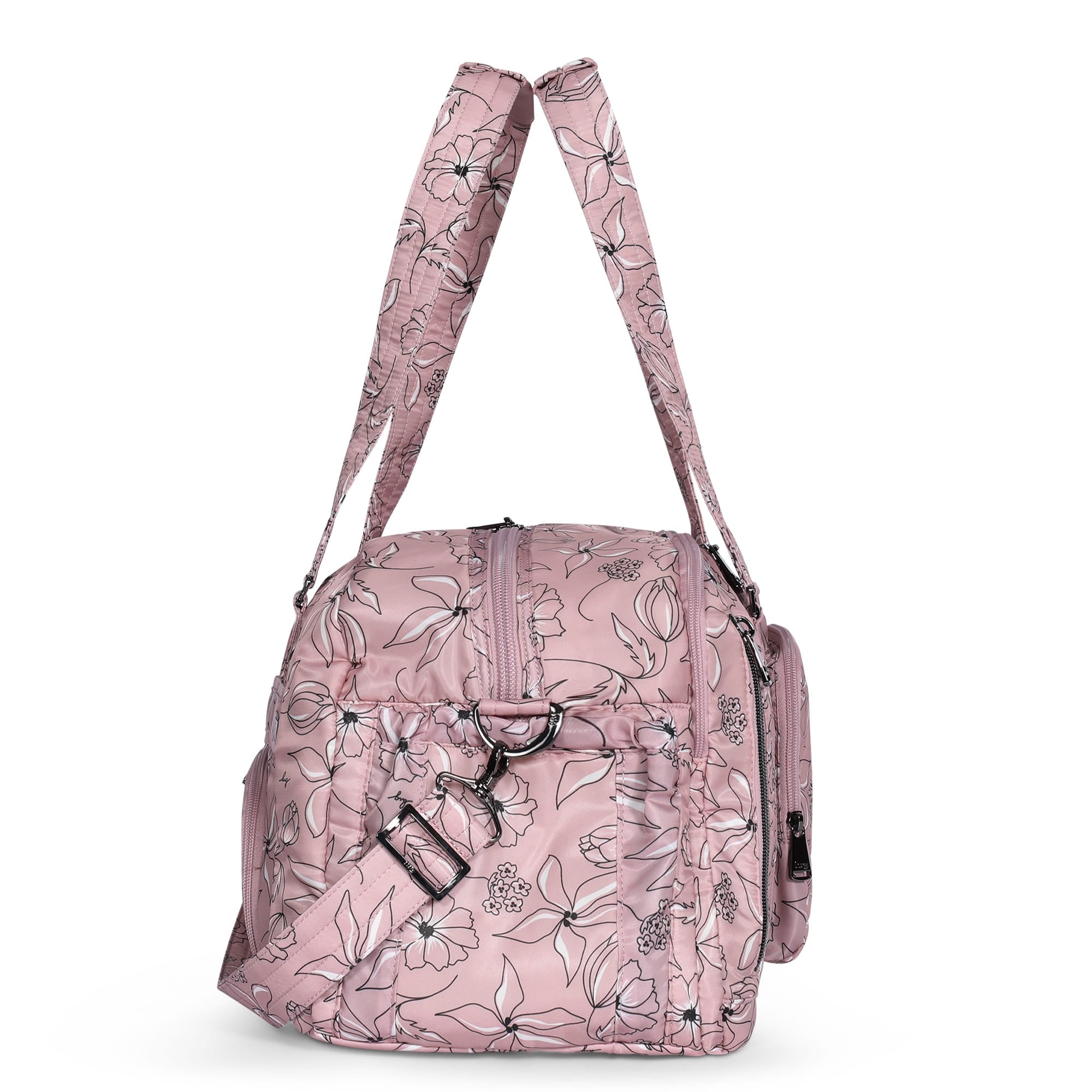 Propeller 2 Overnight Bag - SKETCH FLORAL BLUSH - Propeller2_SketchFloralBlush_03