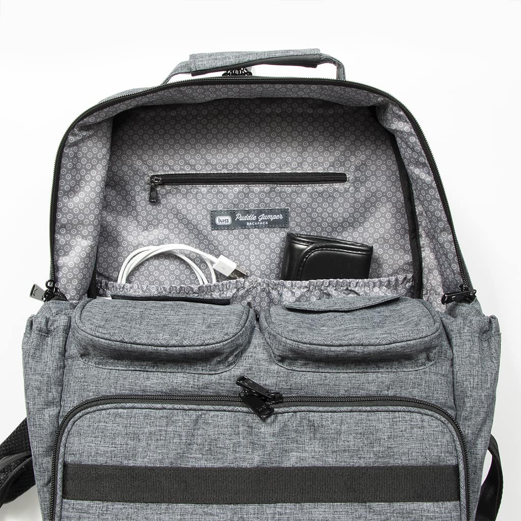 Puddle Jumper SE Backpack - - PuddleJumperBackpack2_HeatherGrey_06_96c37281-3783-4eab-ad9a-f115375065c9