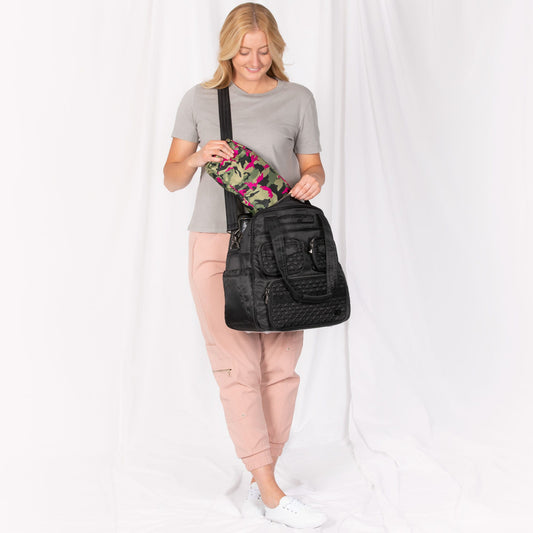 Puddle Jumper Tote & Packable Set - - PuddleJumperSet_MidnightBlack_07