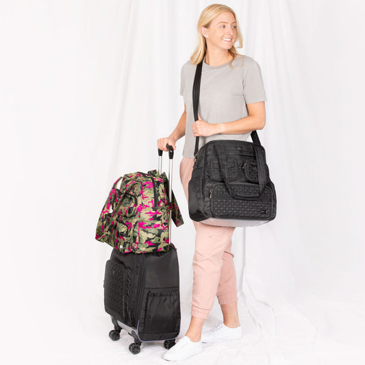 Puddle Jumper Tote & Packable Set - - PuddleJumperSet_MidnightBlack_07a