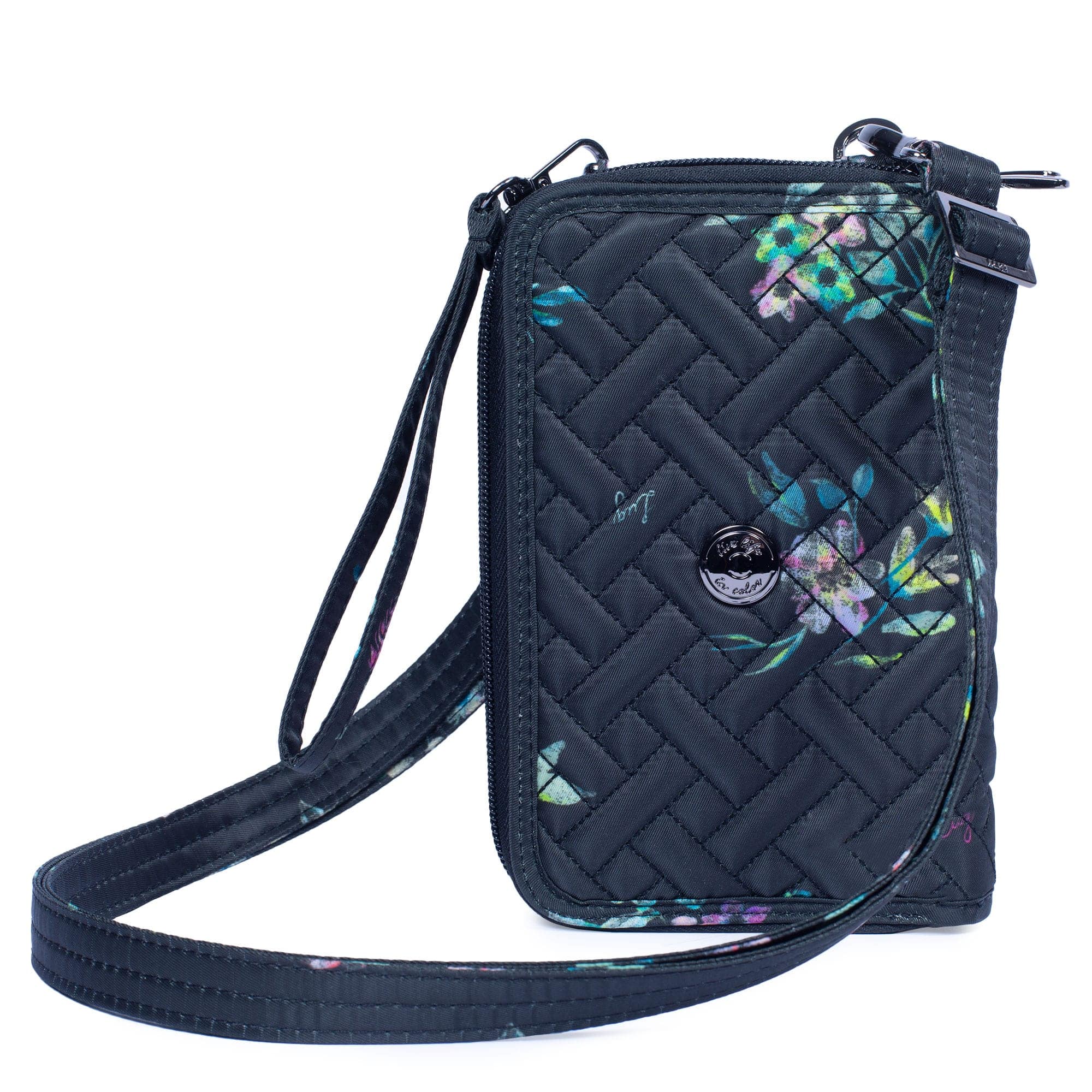 Quickstep Convertible Wallet - BOUQUET BLACK - Quickstep_BouquetBlack_01b