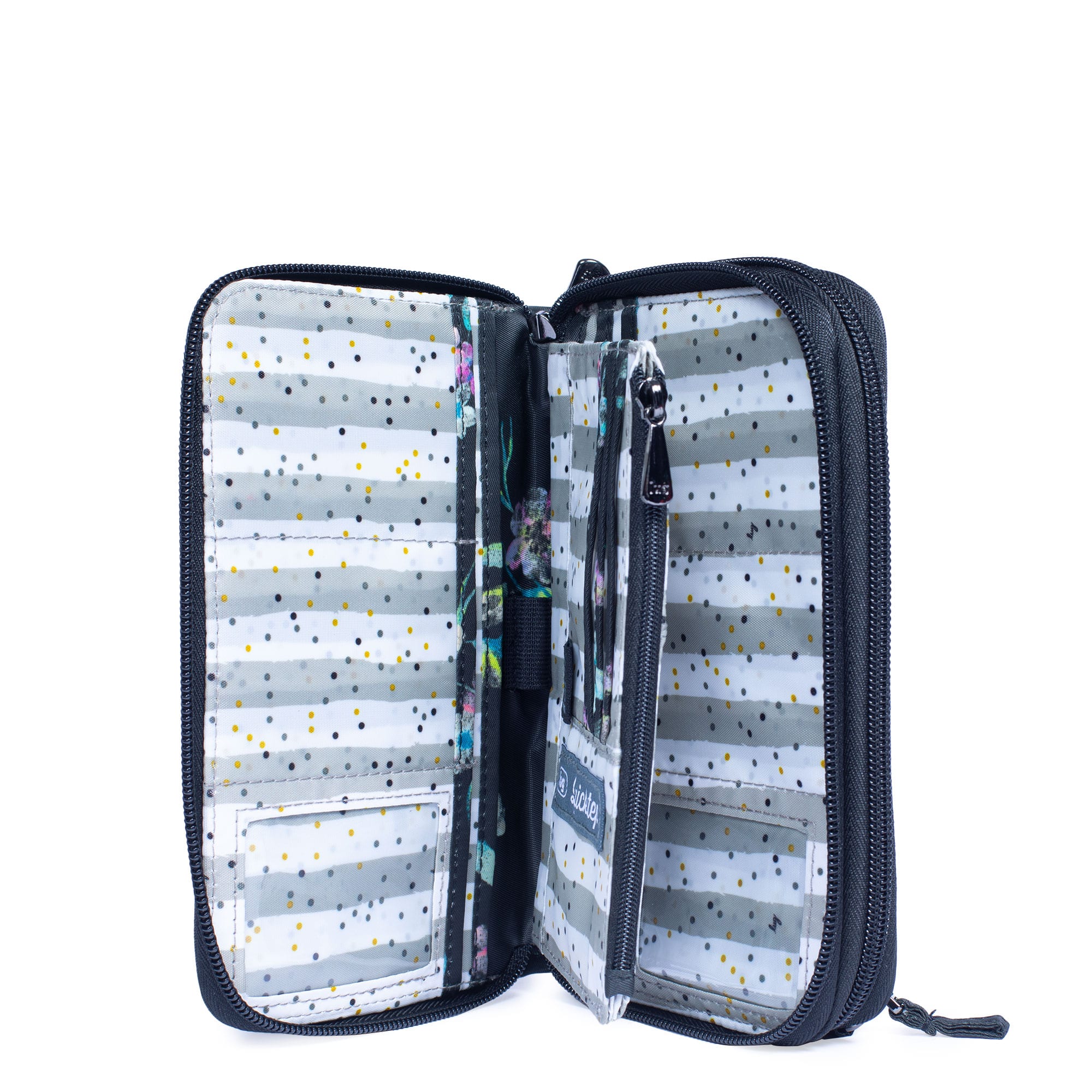 Quickstep Convertible Wallet - BOUQUET BLACK - Quickstep_BouquetBlack_05