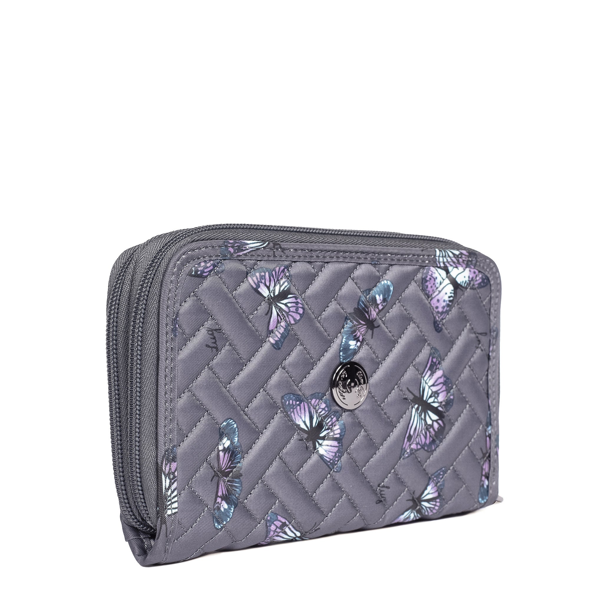 Quickstep Convertible Wallet - BUTTERFLY GREY - Quickstep_ButterflyGrey_02