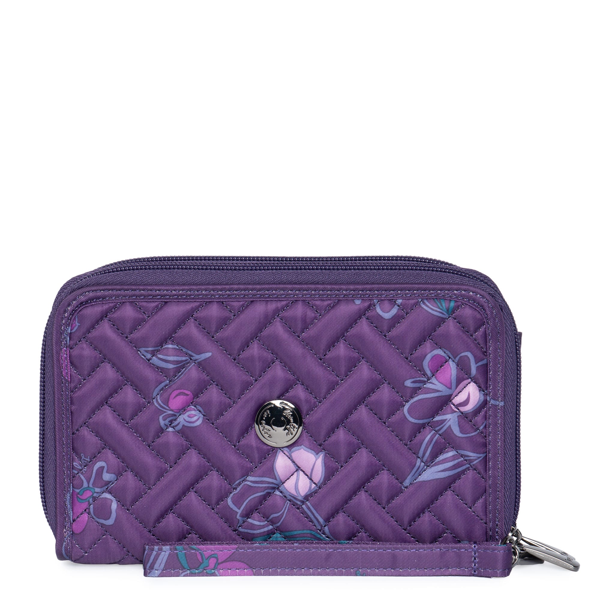 Quickstep Convertible Wallet - FLORET PURPLE - Quickstep_FloretPurple_01