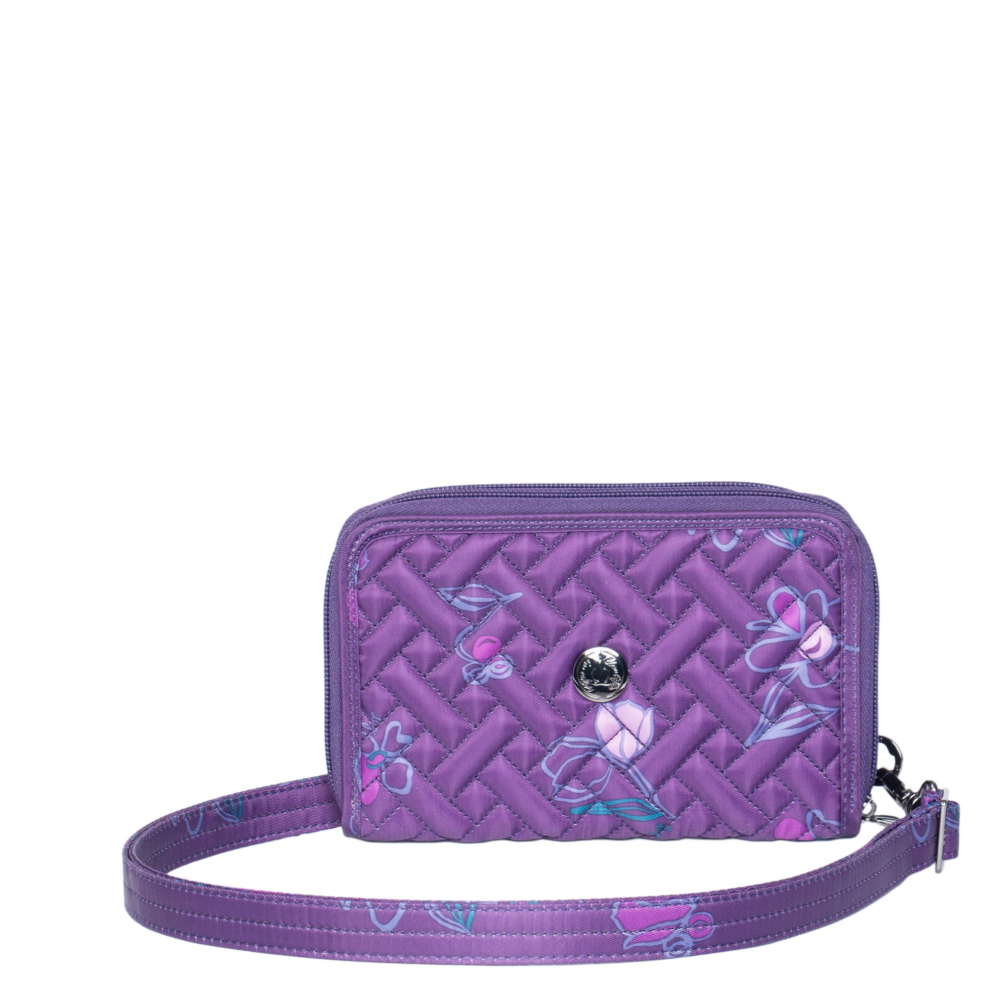 Quickstep Convertible Wallet - FLORET PURPLE - Quickstep_FloretPurple_01a_1