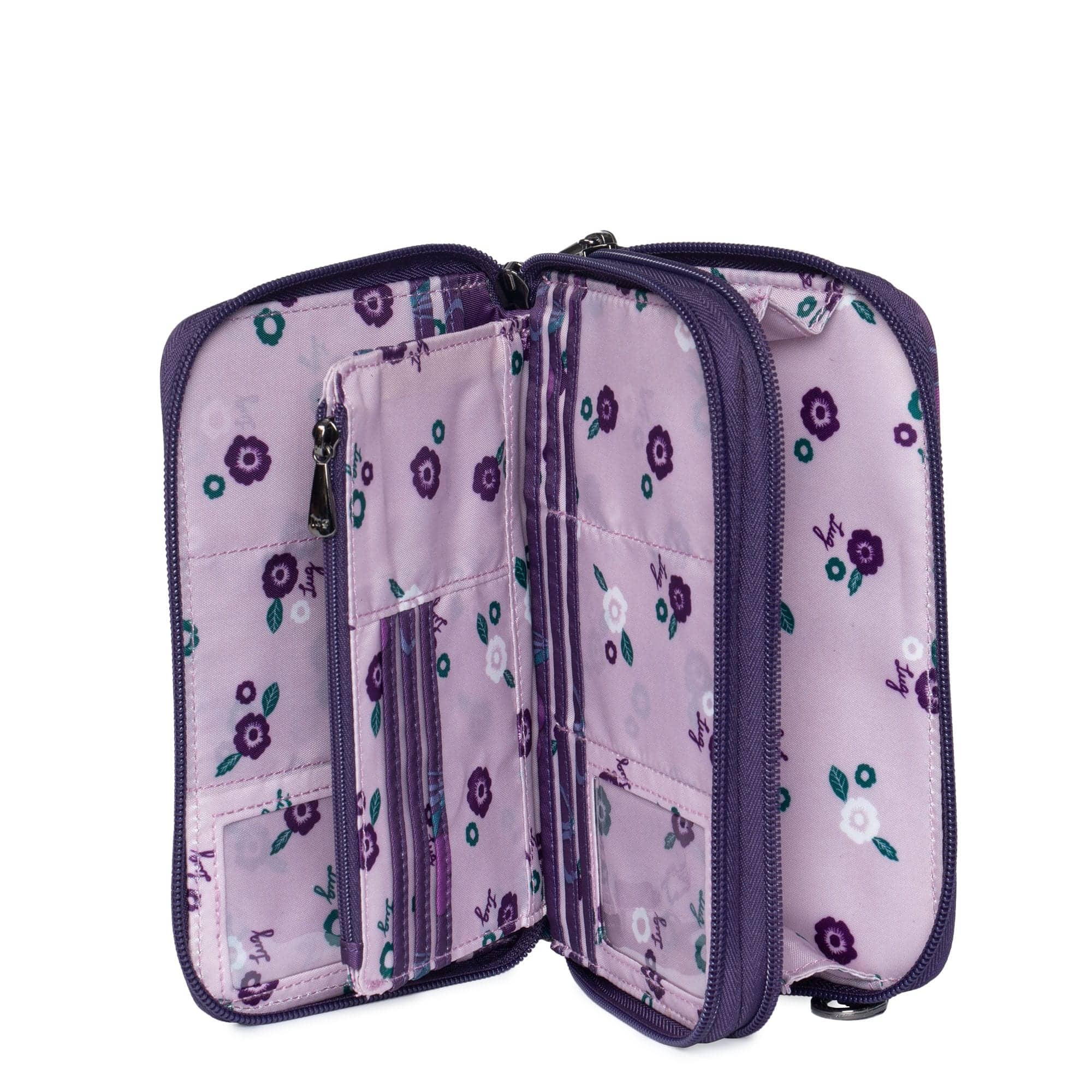 Quickstep Convertible Wallet - FLORET PURPLE - Quickstep_FloretPurple_05