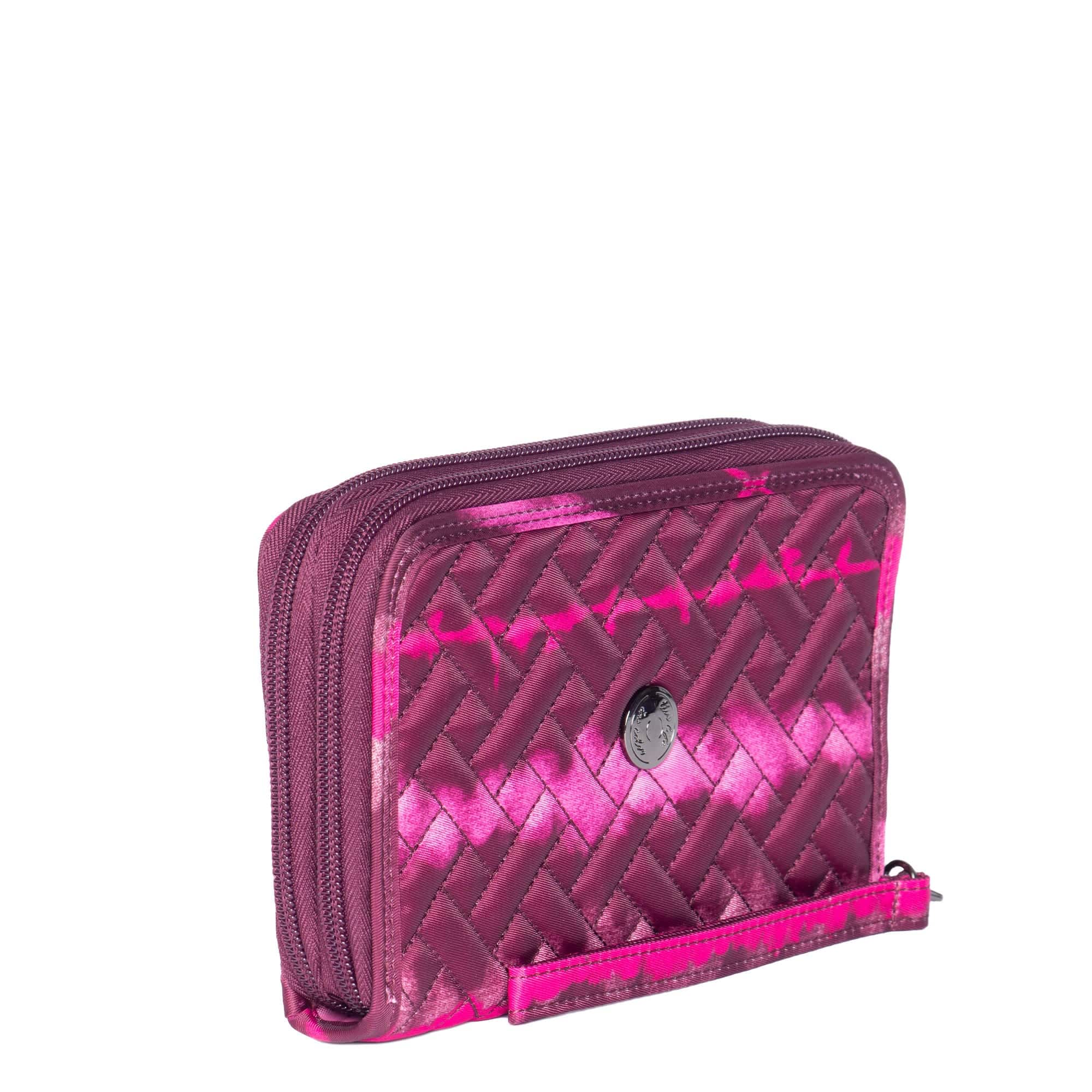 Quickstep Convertible Wallet - SHIBORI WINE - Quickstep_ShiboriWine_02