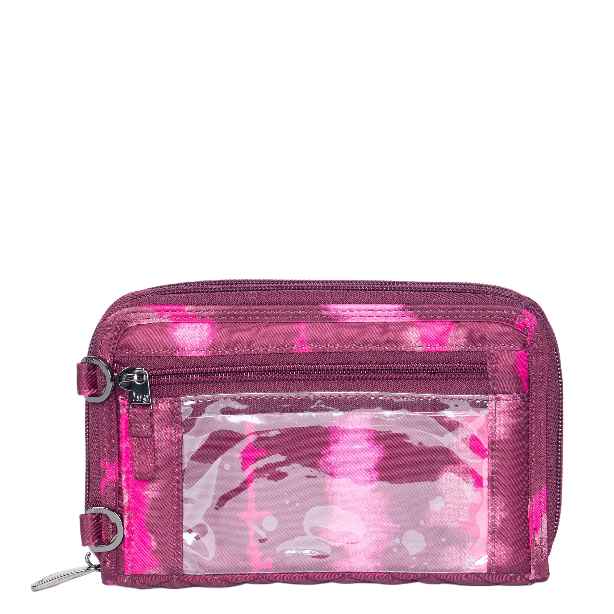 Quickstep Convertible Wallet - SHIBORI WINE - Quickstep_ShiboriWine_04