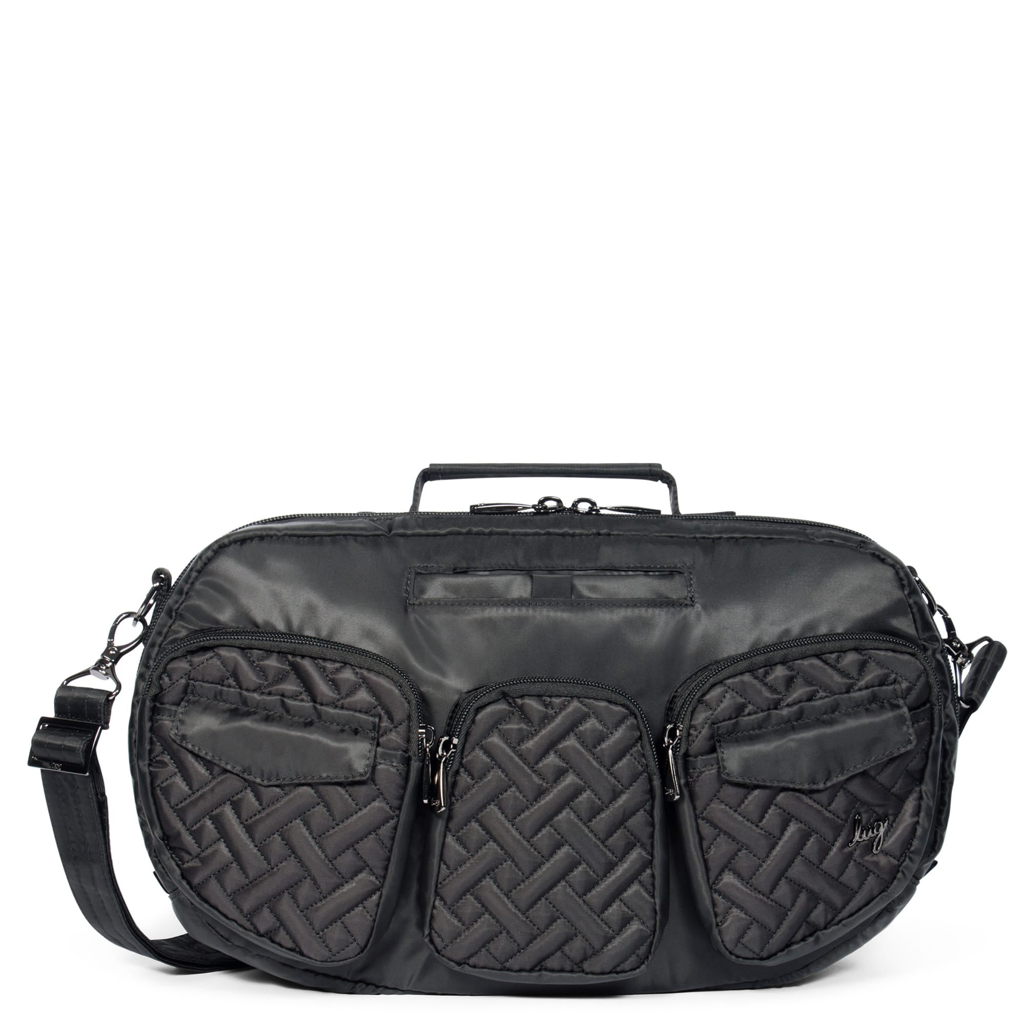 Railcar Crossbody Bag - MIDNIGHT BLACK - Railcar_Black_01
