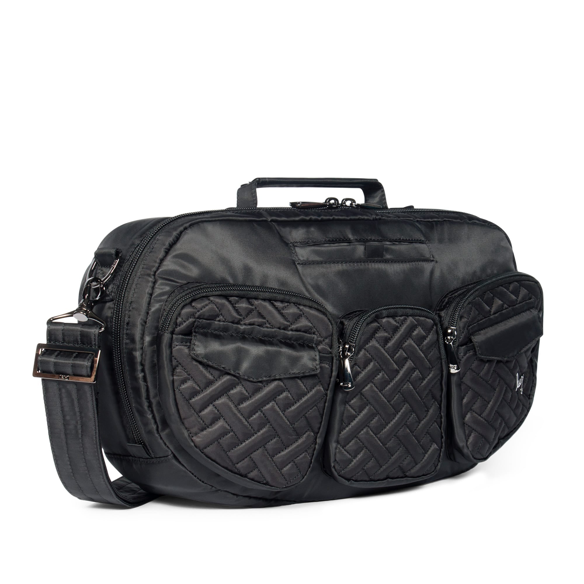 Railcar Crossbody Bag - MIDNIGHT BLACK - Railcar_Black_02