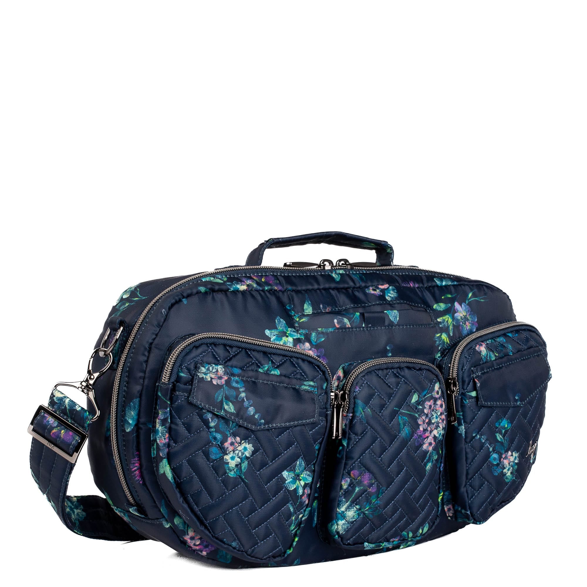 Railcar Crossbody Bag - BLACK ICEPOP STITCH - Railcar_BouquetNavy_02_00fa4711-9f14-4d0c-8e0e-2d81e93b6f6b