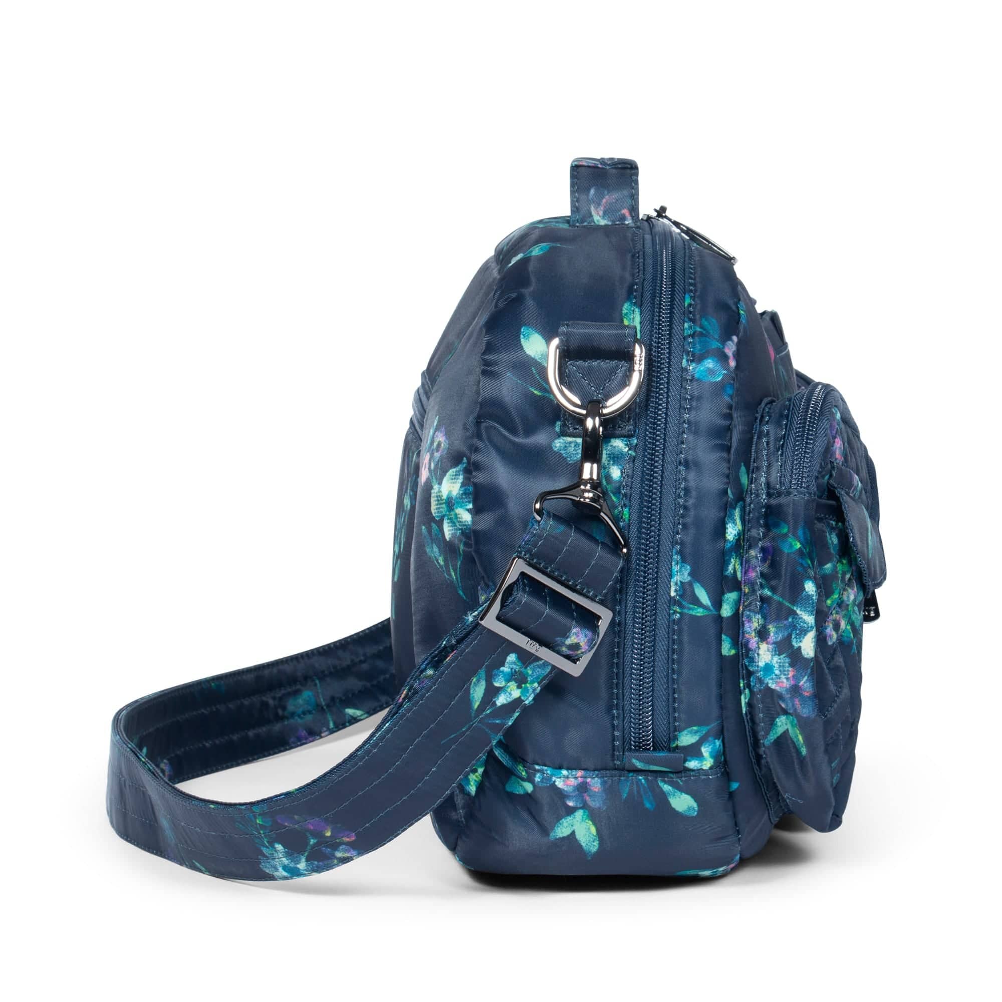 Railcar Crossbody Bag - BOUQUET NAVY - Railcar_BouquetNavy_03