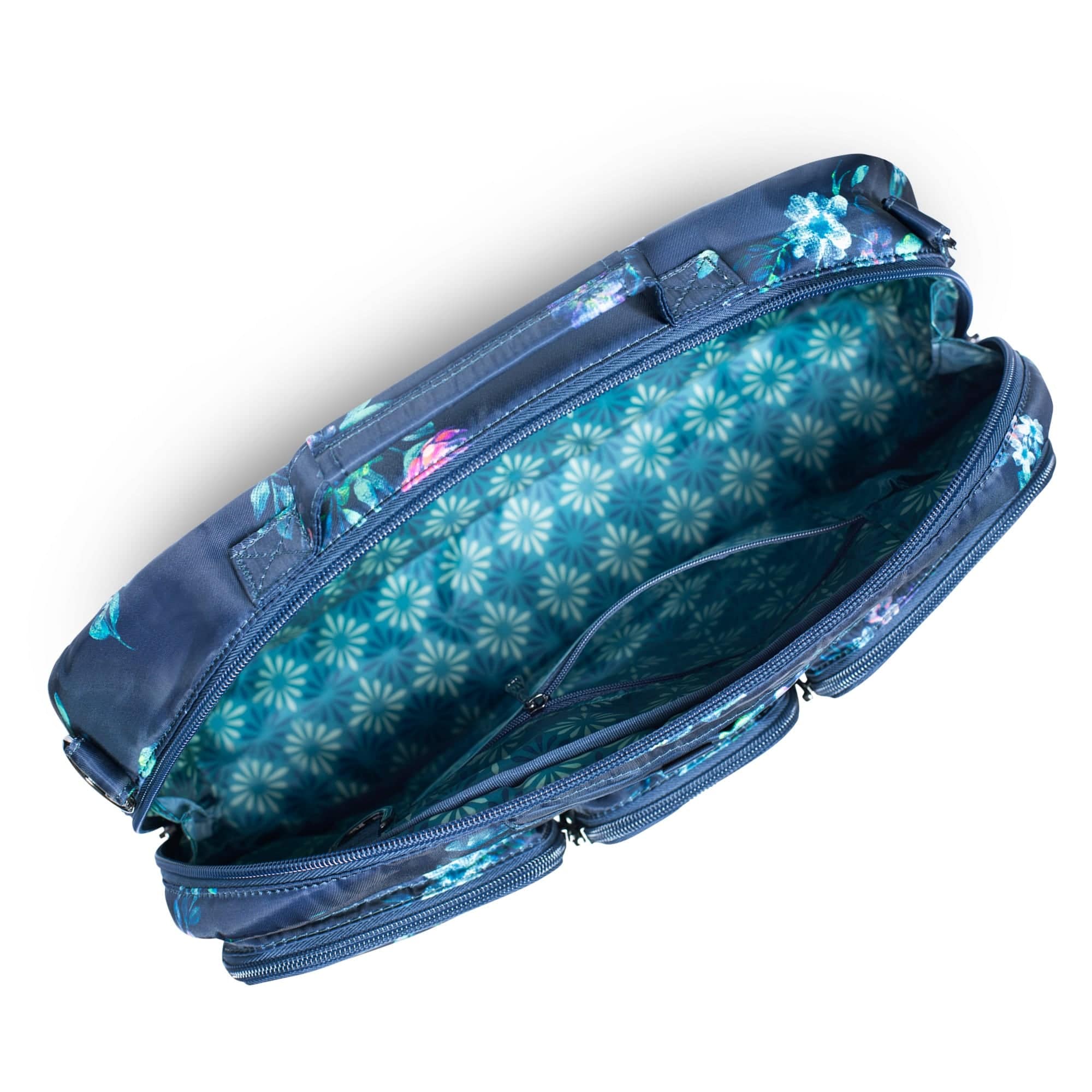 Railcar Crossbody Bag - BOUQUET NAVY - Railcar_BouquetNavy_05