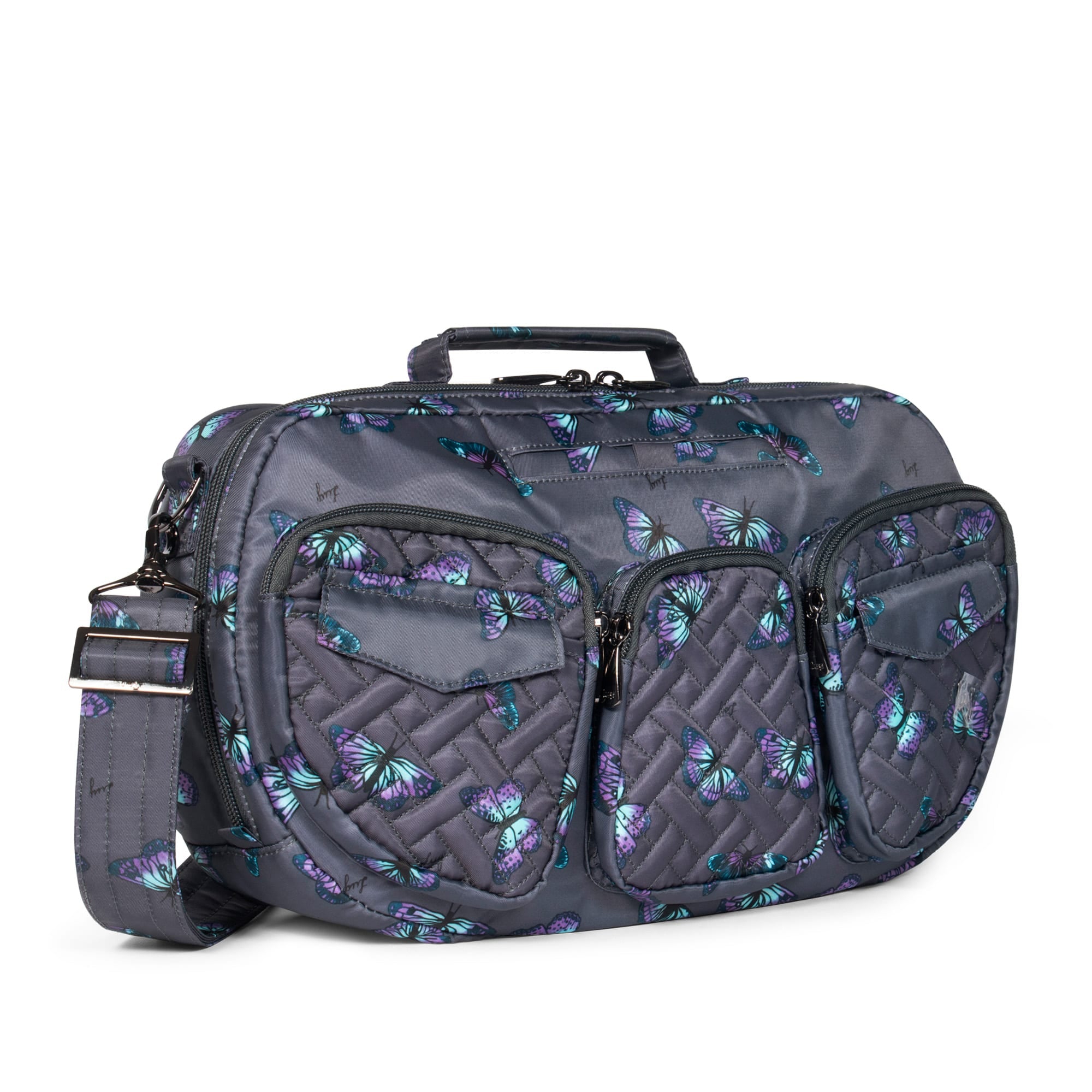 Railcar Crossbody Bag - BUTTERFLY GREY - Railcar_ButterfleyGrey_02