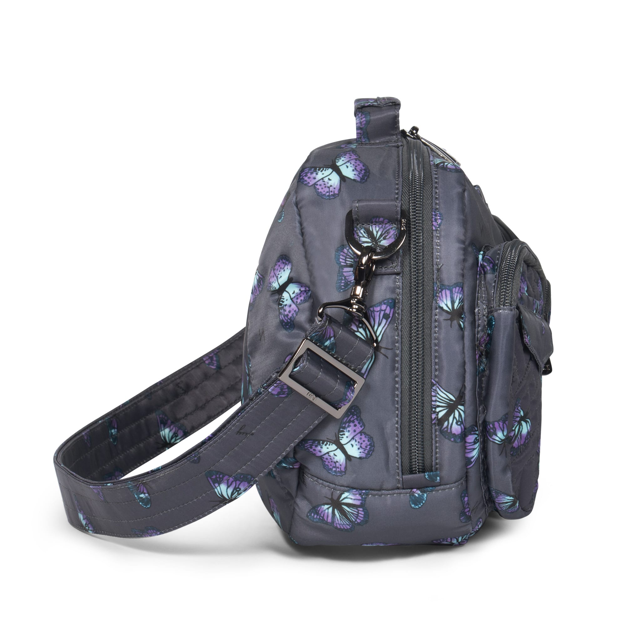 Railcar Crossbody Bag - BUTTERFLY GREY - Railcar_ButterfleyGrey_03