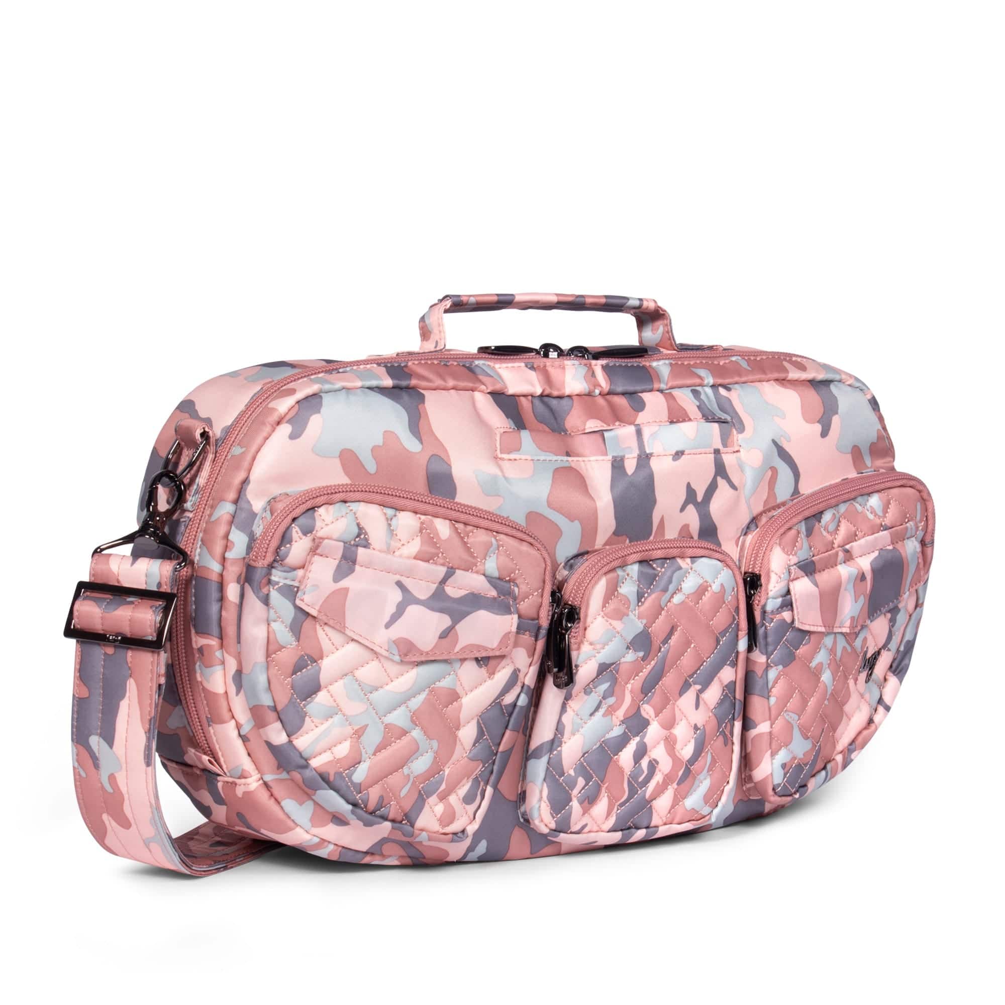 Railcar Crossbody Bag - CAMO ROSE - Railcar_CamoRose_02