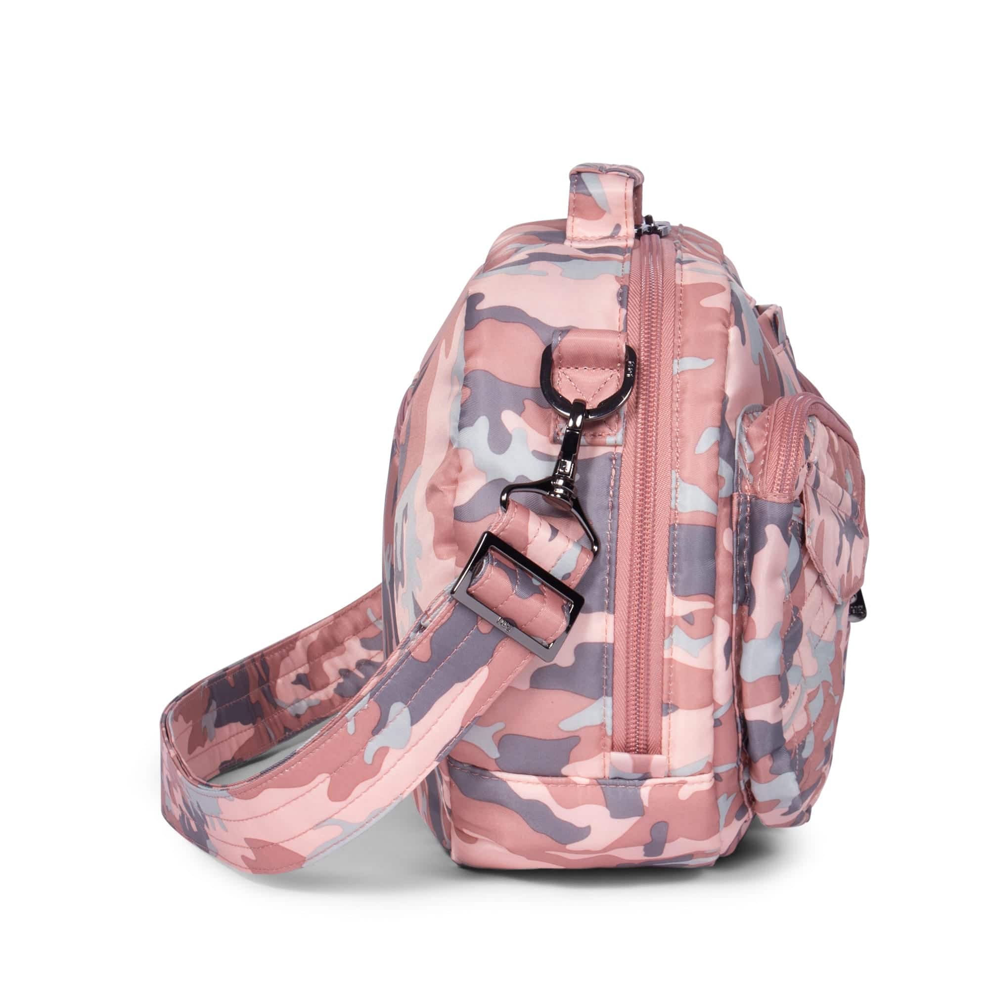 Railcar Crossbody Bag - CAMO ROSE - Railcar_CamoRose_03