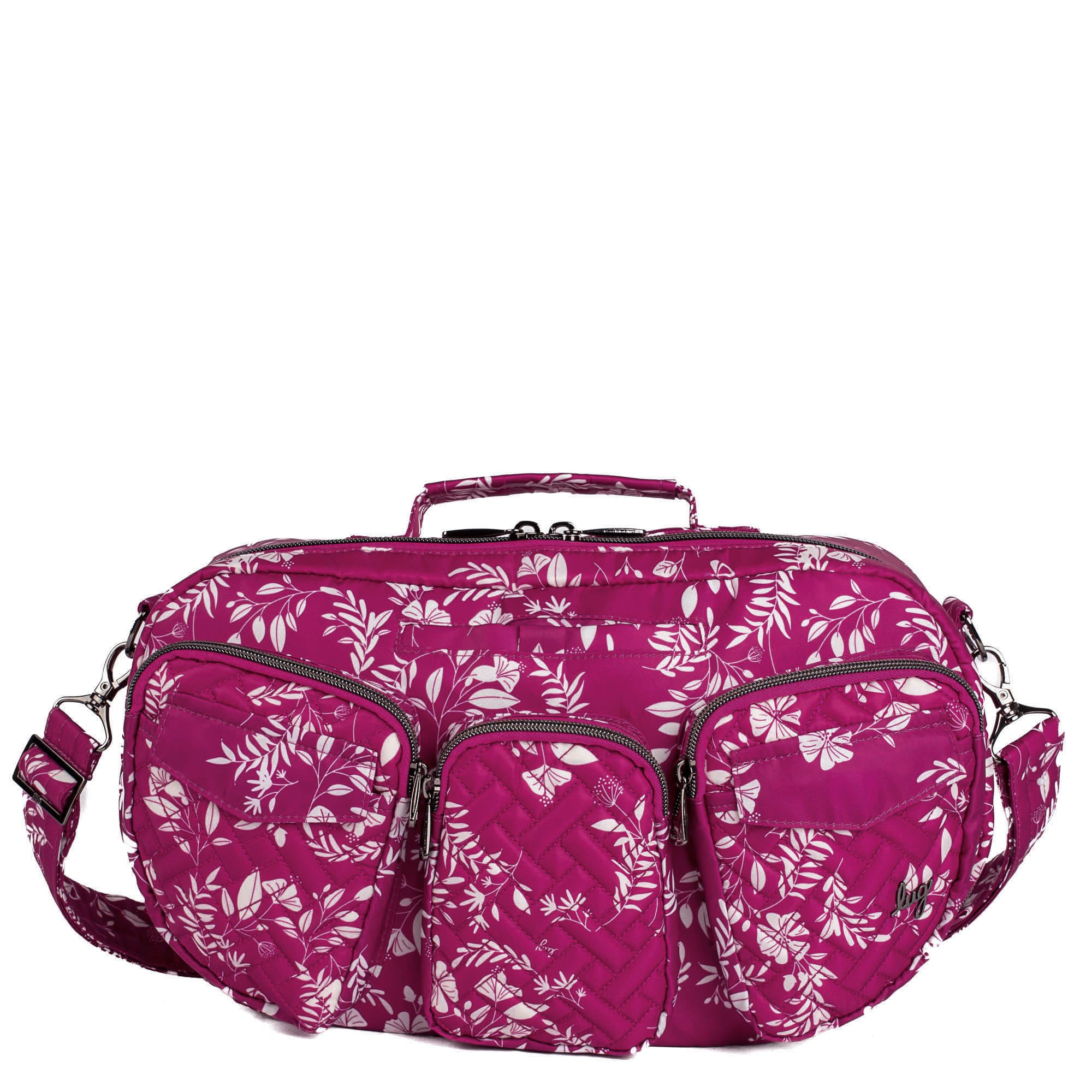 Railcar Crossbody Bag - FLOURISH BERRY - Railcar_FlourishBerry_01