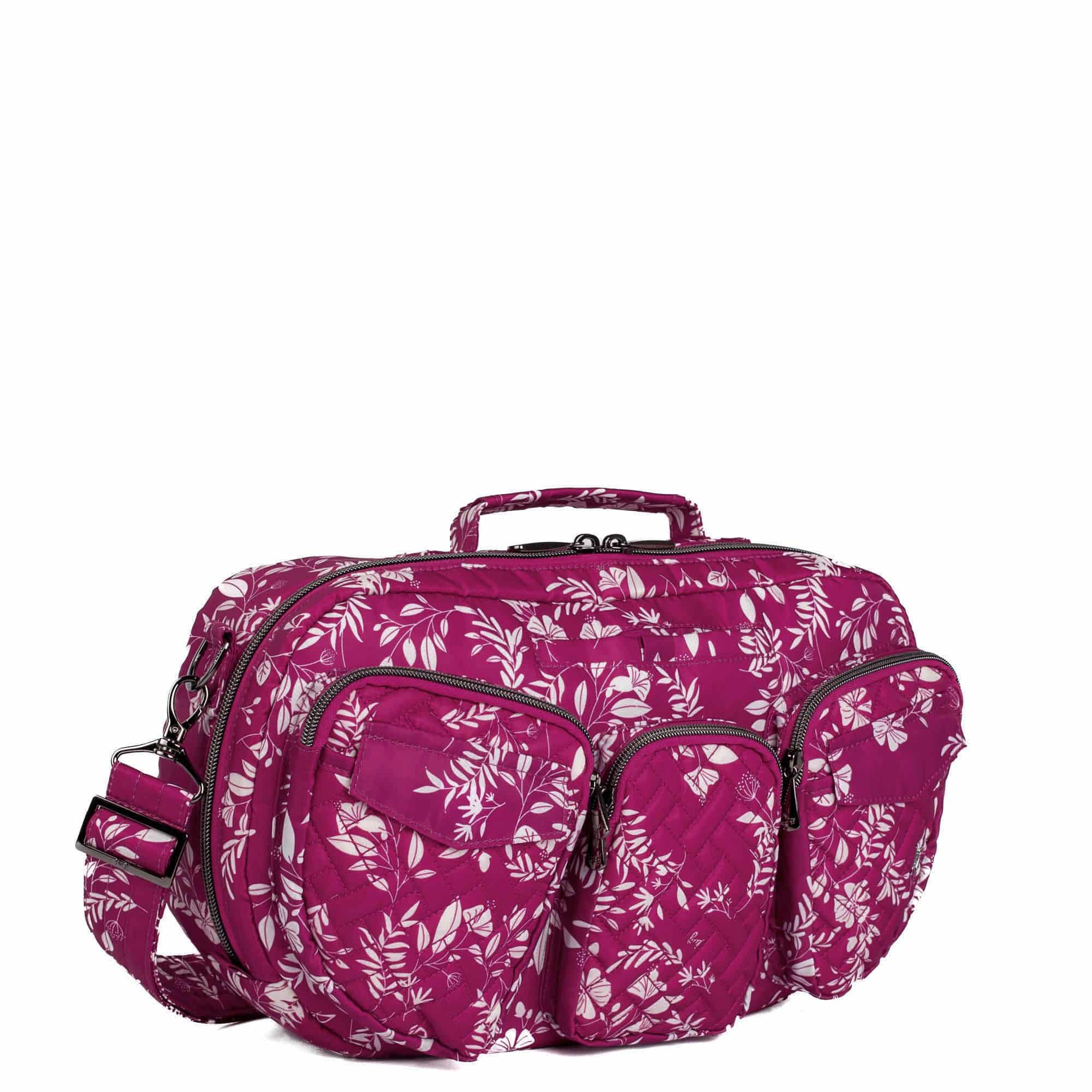 Railcar Crossbody Bag - FLOURISH BERRY - Railcar_FlourishBerry_02