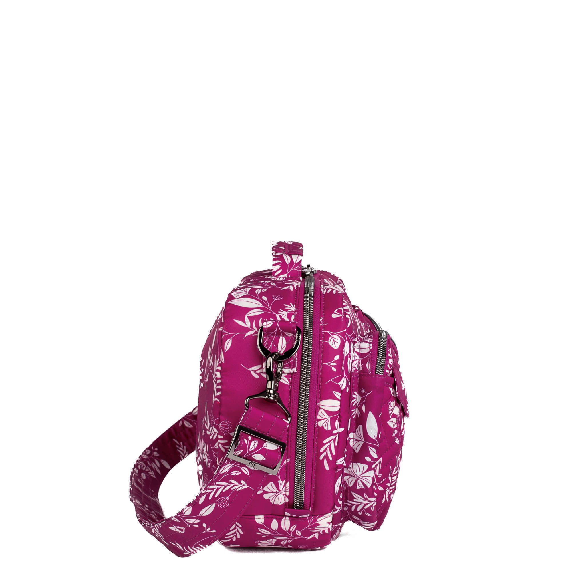 Railcar Crossbody Bag - FLOURISH BERRY - Railcar_FlourishBerry_03