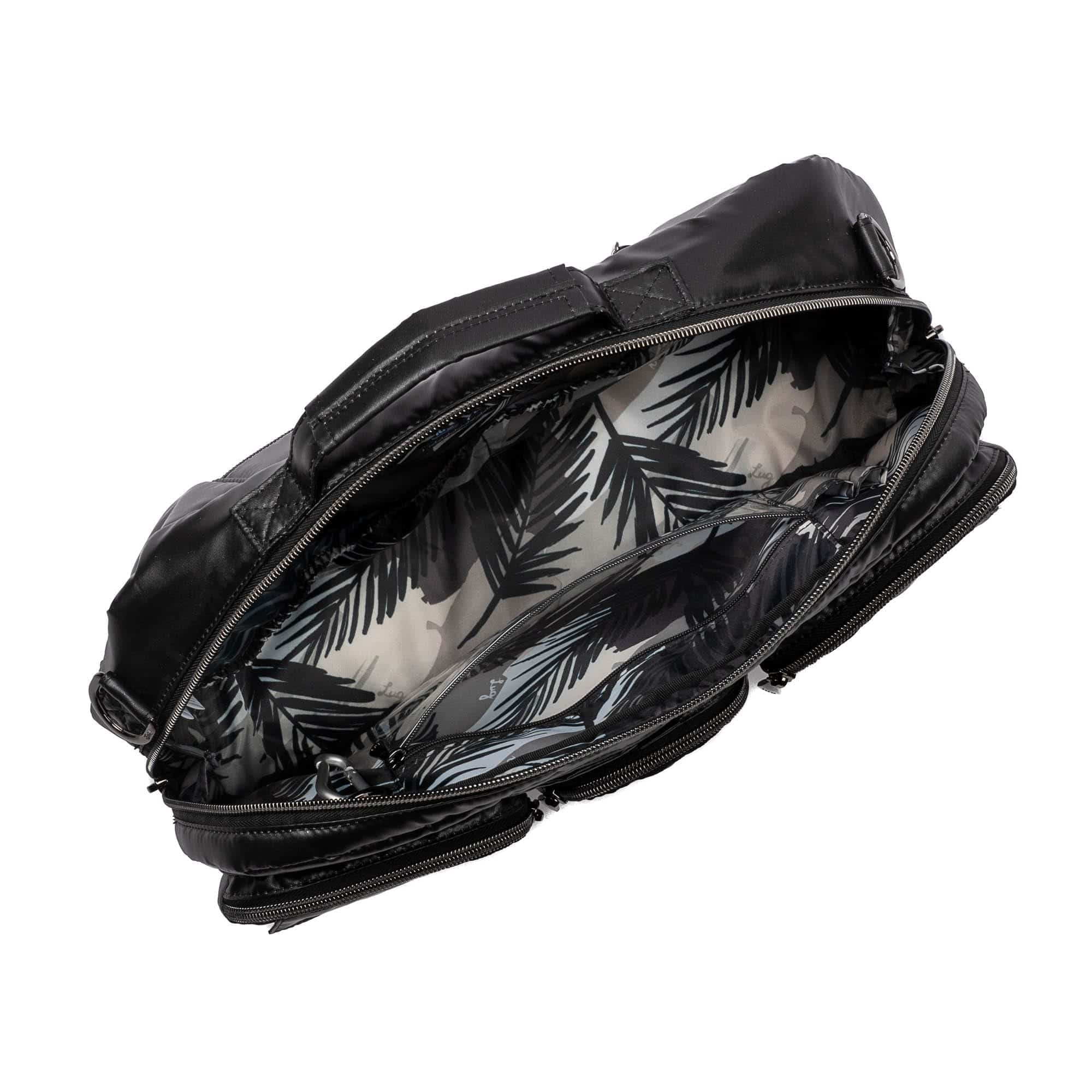 Railcar Crossbody Bag - METALLIC BLACK - Railcar_MetallicBlack_05