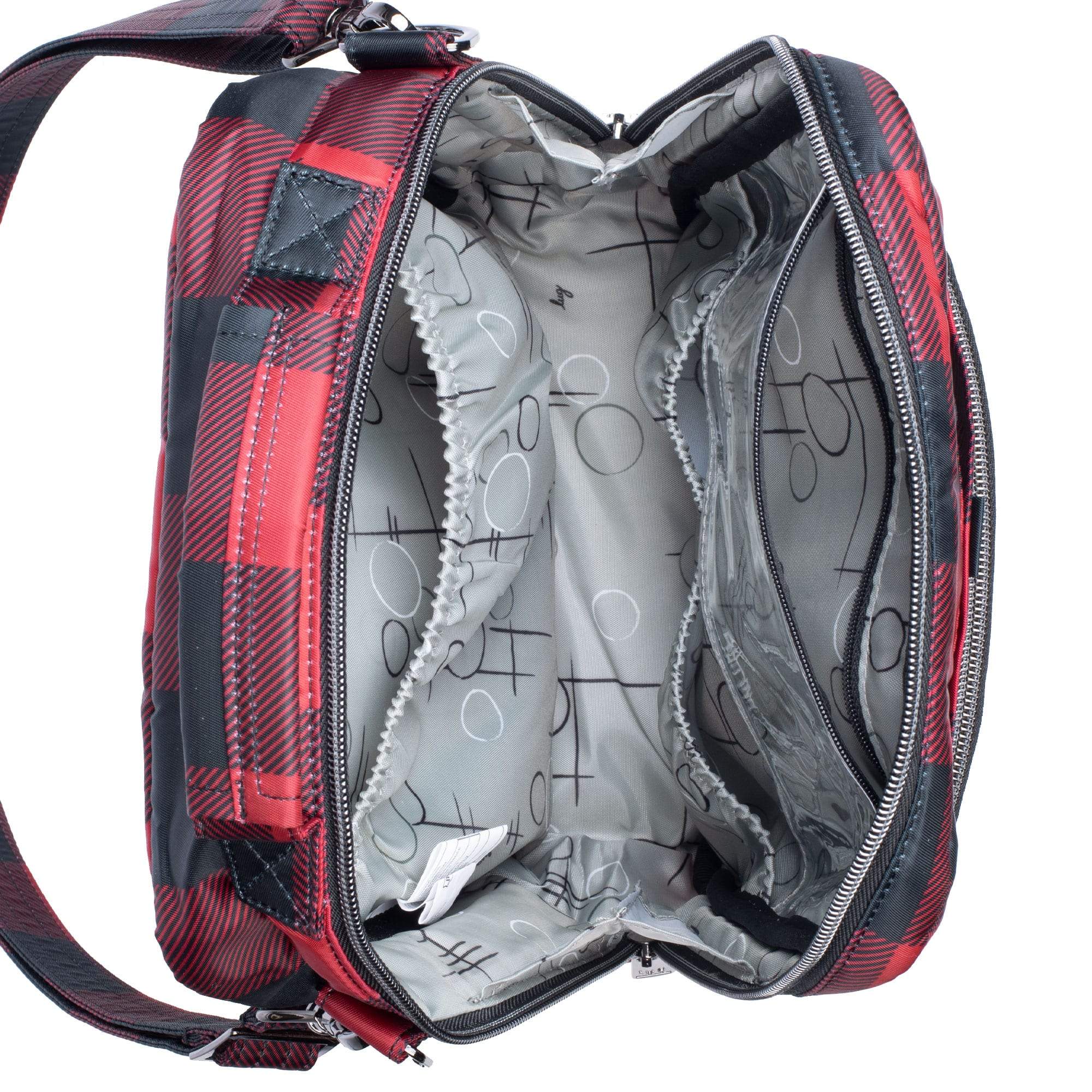 Ranger Crossbody Bag - BUFFALO CHECK RED - Ranger2_BuffaloCheckRed_05