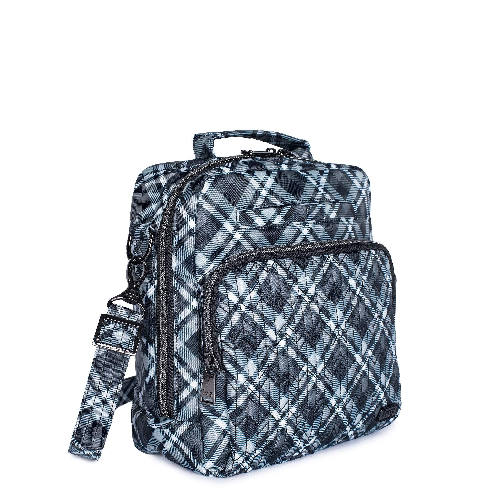 Ranger Crossbody Bag - PLAID GREY - Ranger2_PlaidGrey_02