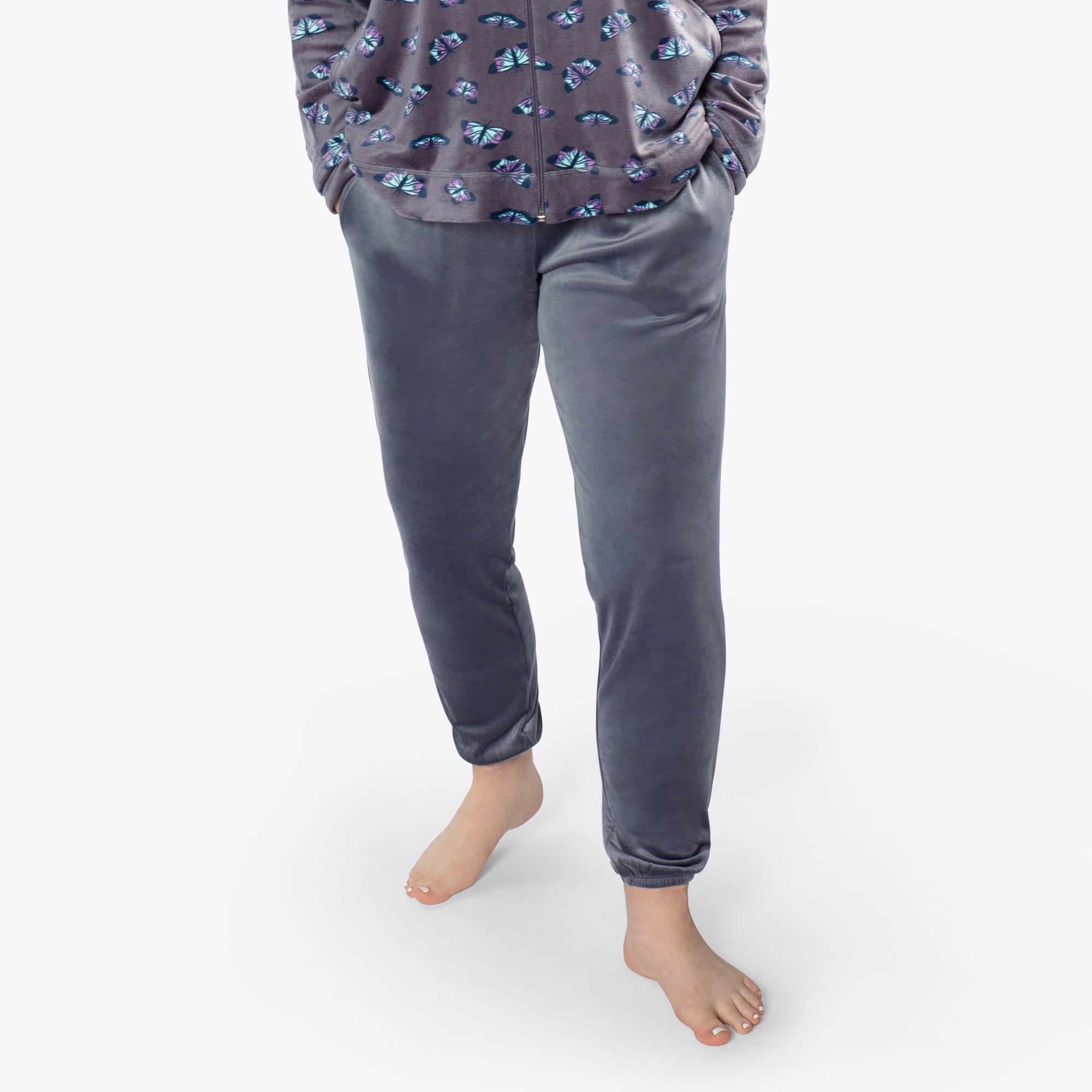 Ranger Fleece Sweatpants - BUTTERFLY GREY - RangerBottom_ButterflyGrey_S_01a