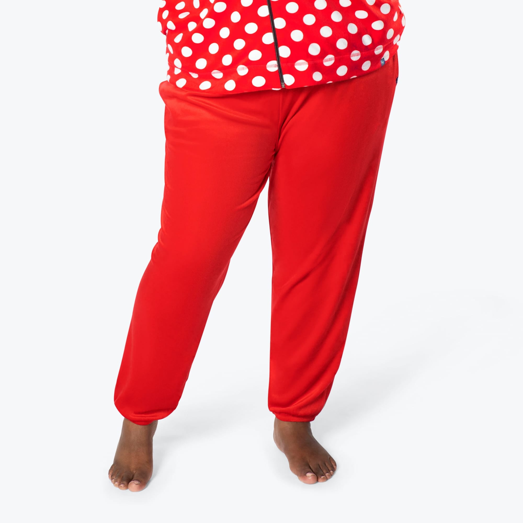 Ranger Fleece Sweatpants - CRIMSON LARGE DOT - RangerBottom_CrimsonLDot_XL_01