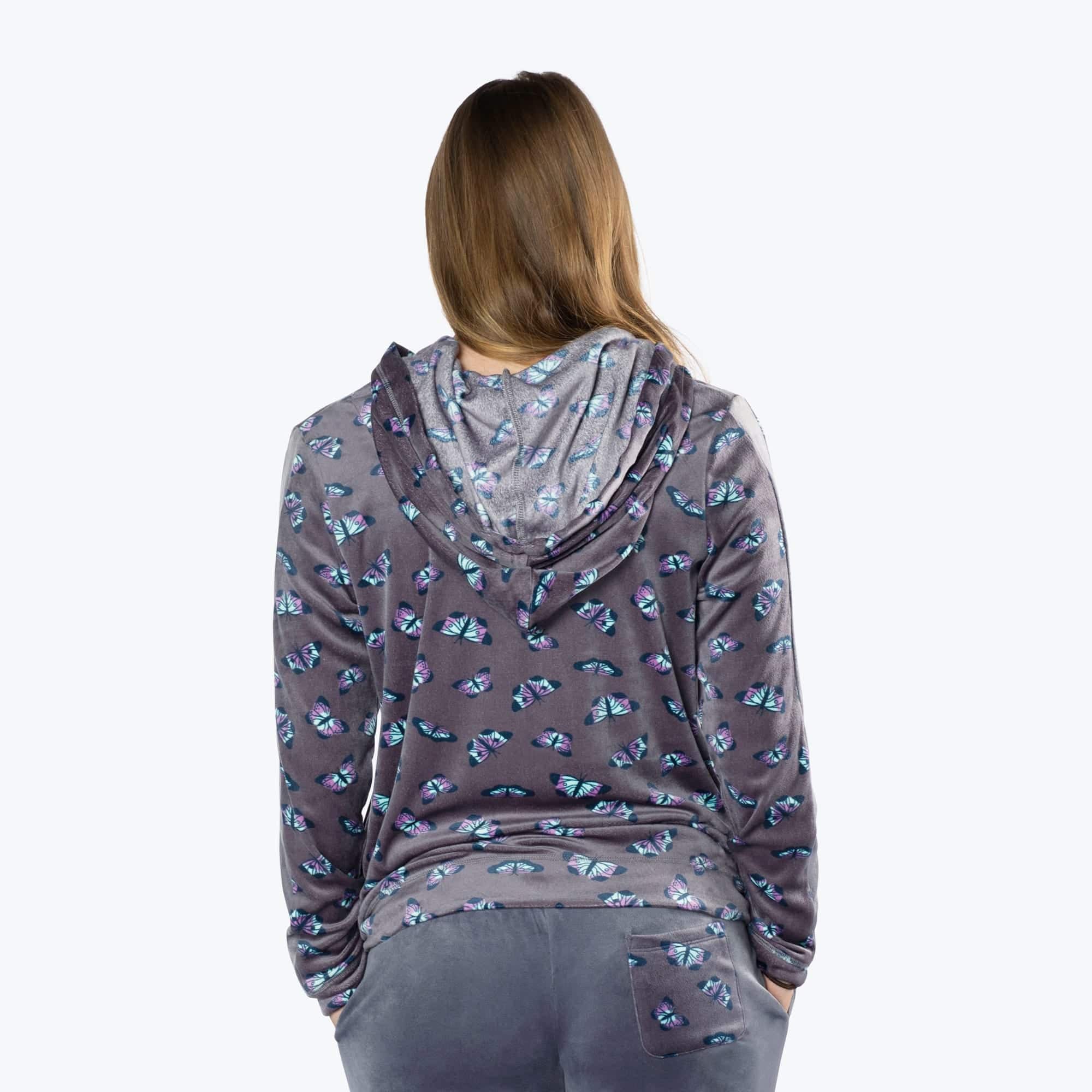 Ranger Fleece Front Zip Hoodie - BUTTERFLY GREY - RangerTop_ButterflyGrey_S_02