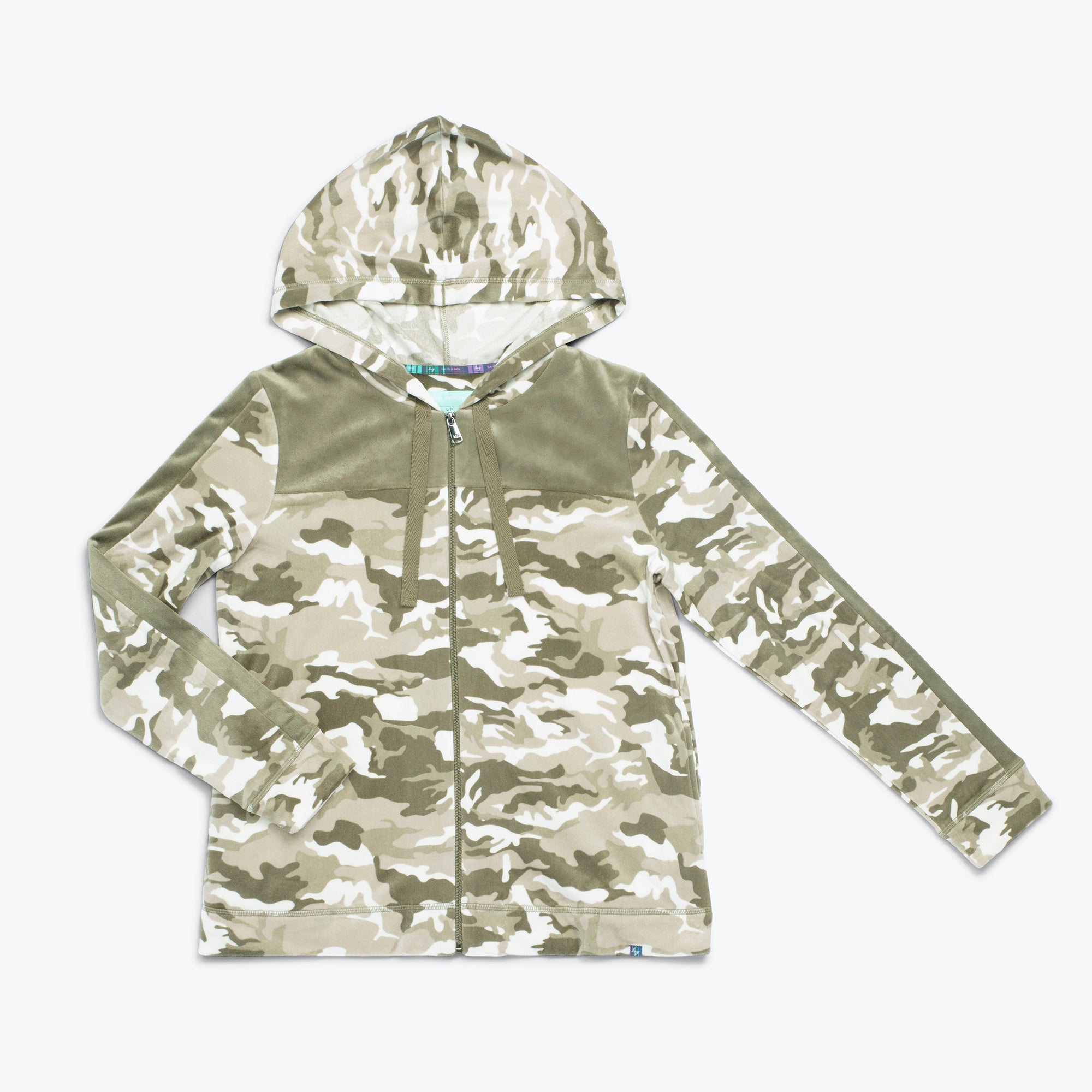 Ranger Fleece Front Zip Hoodie - CAMO TAUPE - RangerTop_CamoTaupe_Flatlay_7a8a9b36-2280-48e8-be24-8bfb32115b20