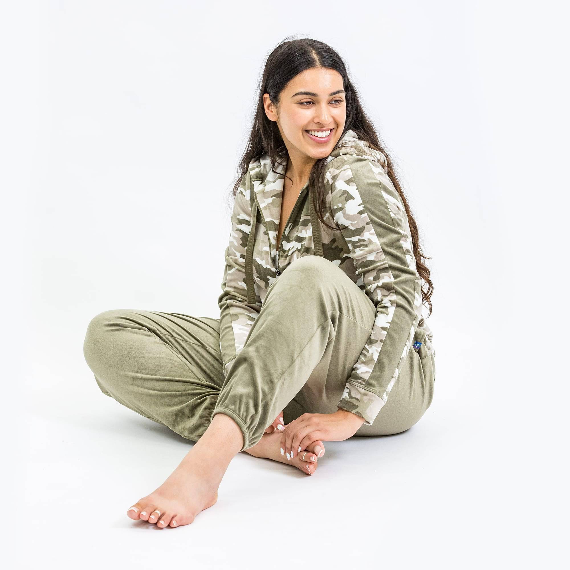 Ranger Fleece Front Zip Hoodie - CAMO TAUPE - RangerTop_CamoTaupe_SM_05