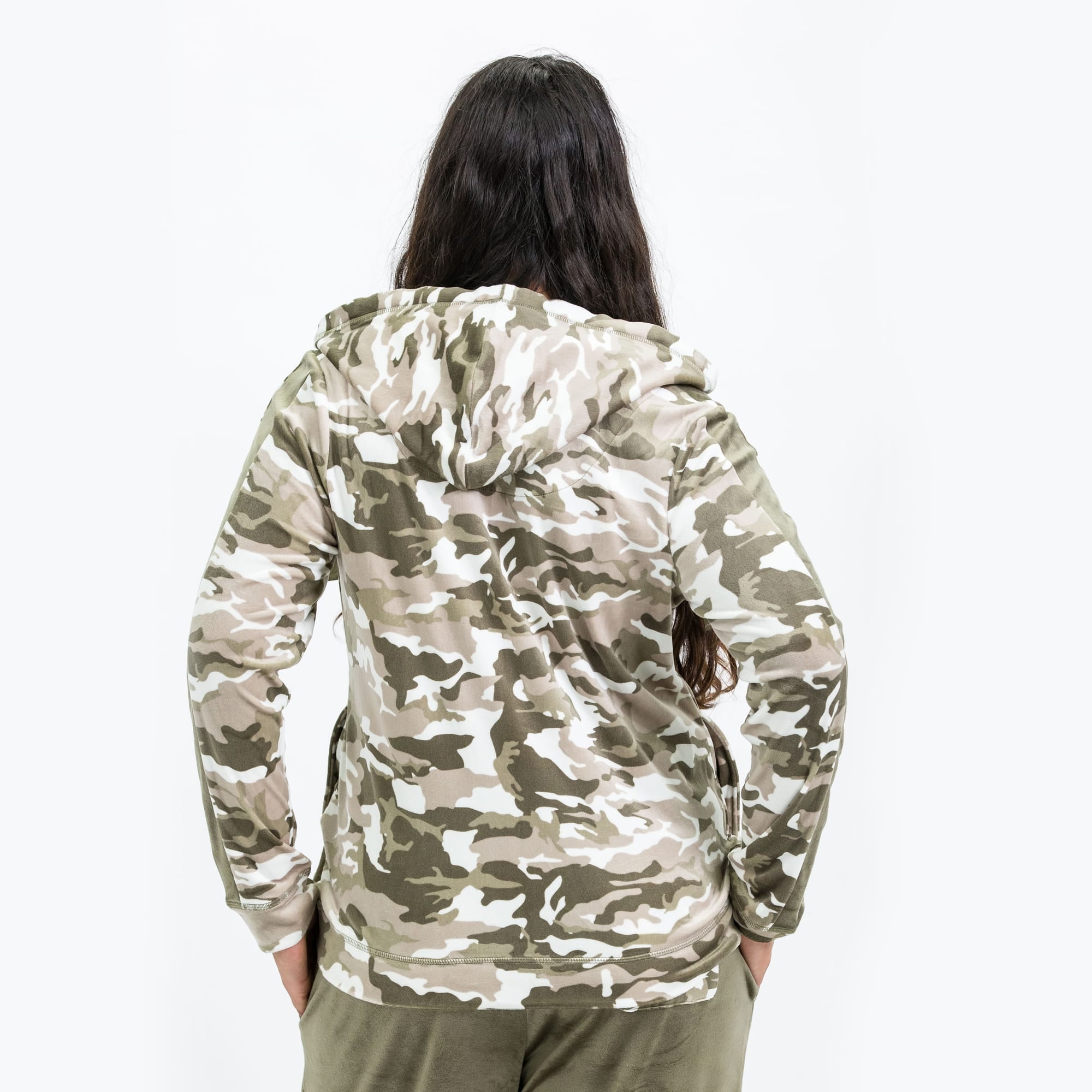 Ranger Fleece Front Zip Hoodie - CAMO TAUPE - RangerTop_CamoTaupe_S_02