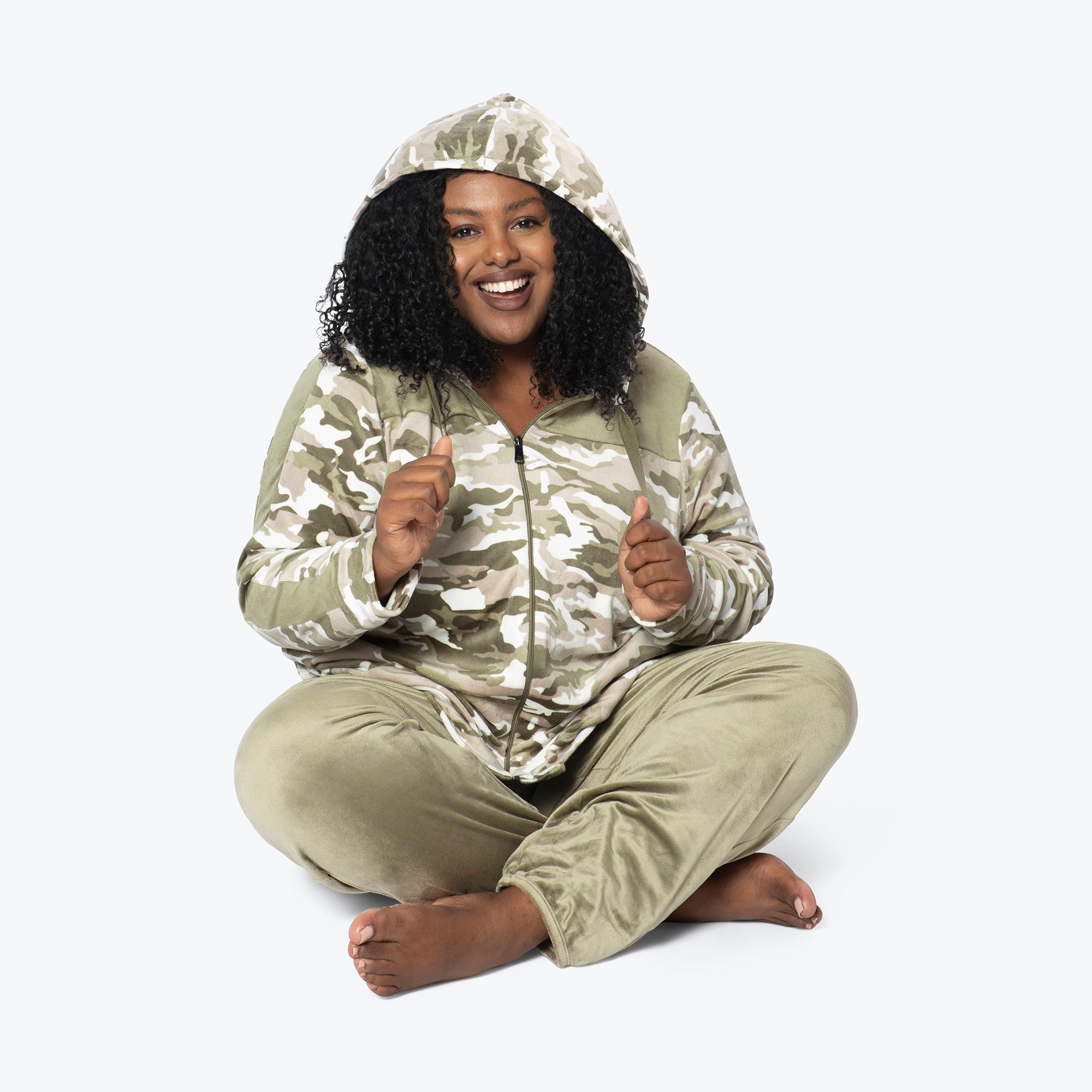 Ranger Fleece Front Zip Hoodie - CAMO TAUPE - RangerTop_CamoTaupe_XL_05