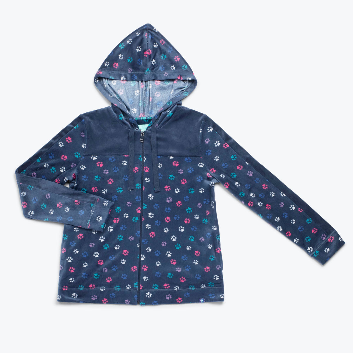 Ranger Fleece Front Zip Hoodie - PAWS NAVY - RangerTop_PawsNavy_Flatlay_a7e0adb9-02ef-4b32-b2d7-54745ebdcdff