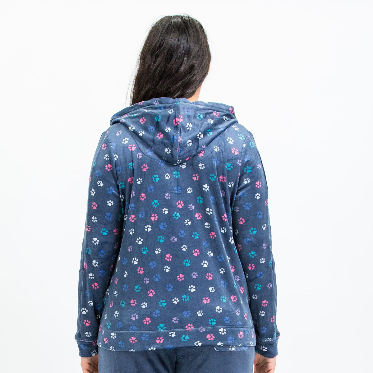 Ranger Fleece Front Zip Hoodie - PAWS NAVY - RangerTop_PawsNavy_S_02
