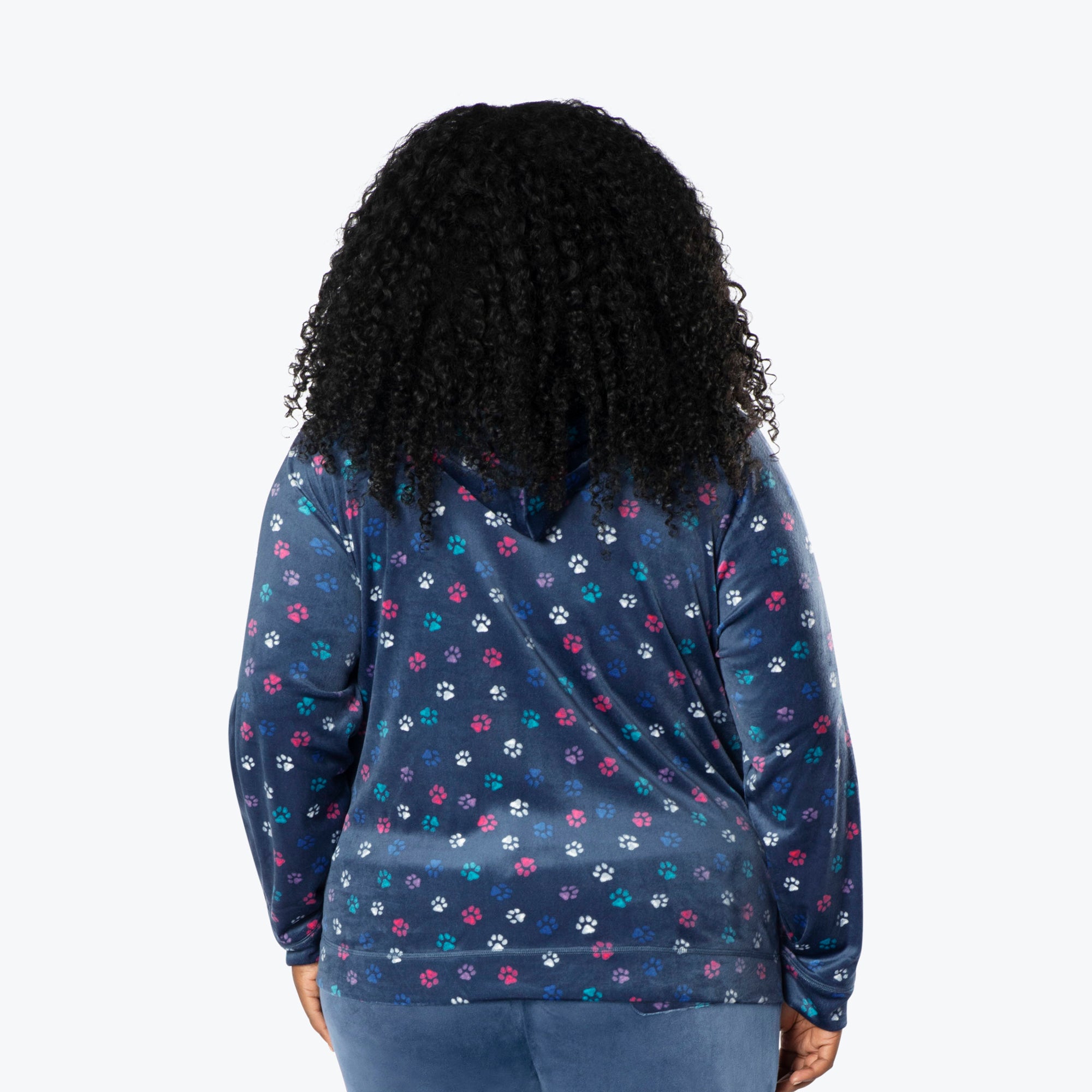 Ranger Fleece Front Zip Hoodie - PAWS NAVY - RangerTop_PawsNavy_XL_02