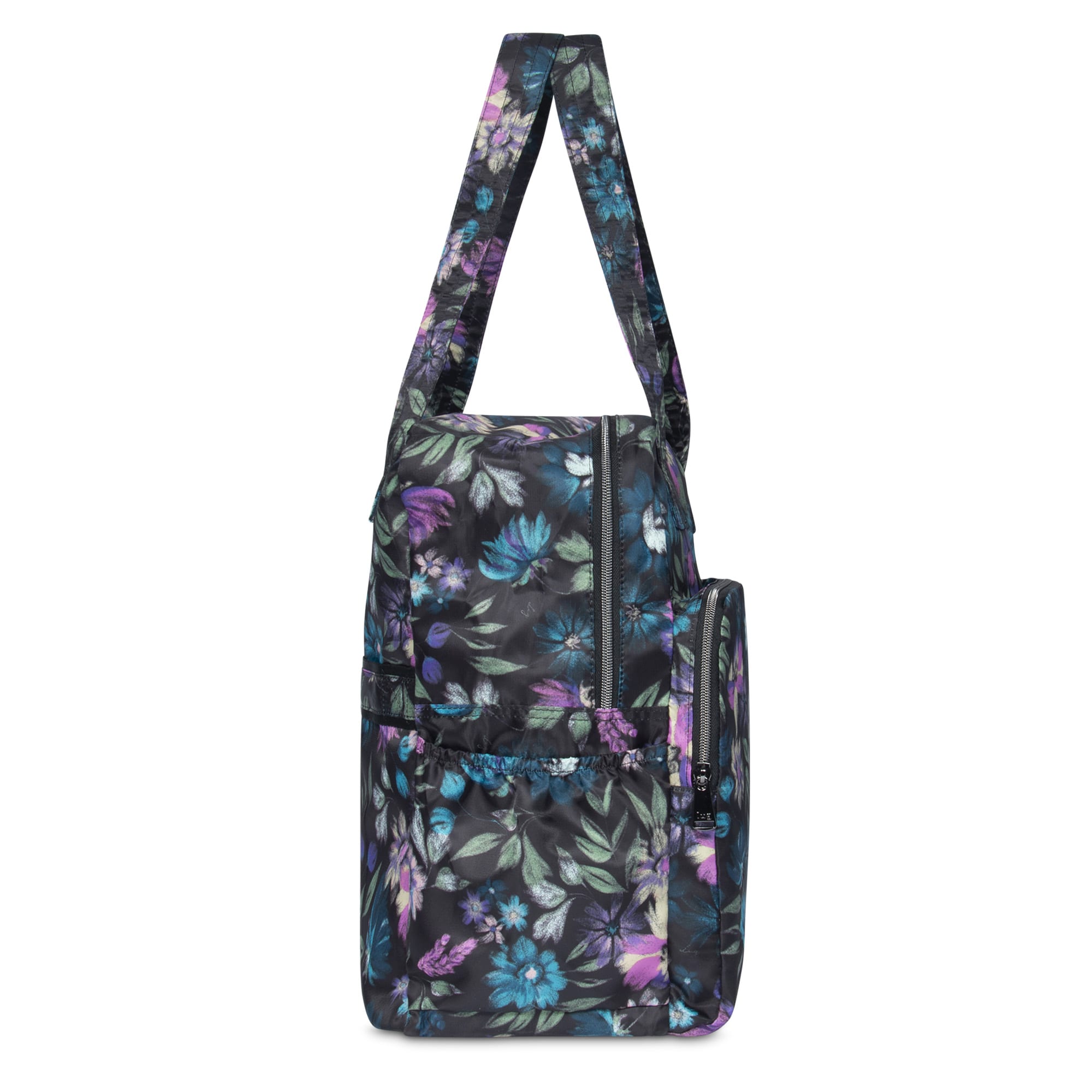 Ranger XL Packable Tote Bag - BLOOM BLACK - RangerXLPackable_BloomBlack_03