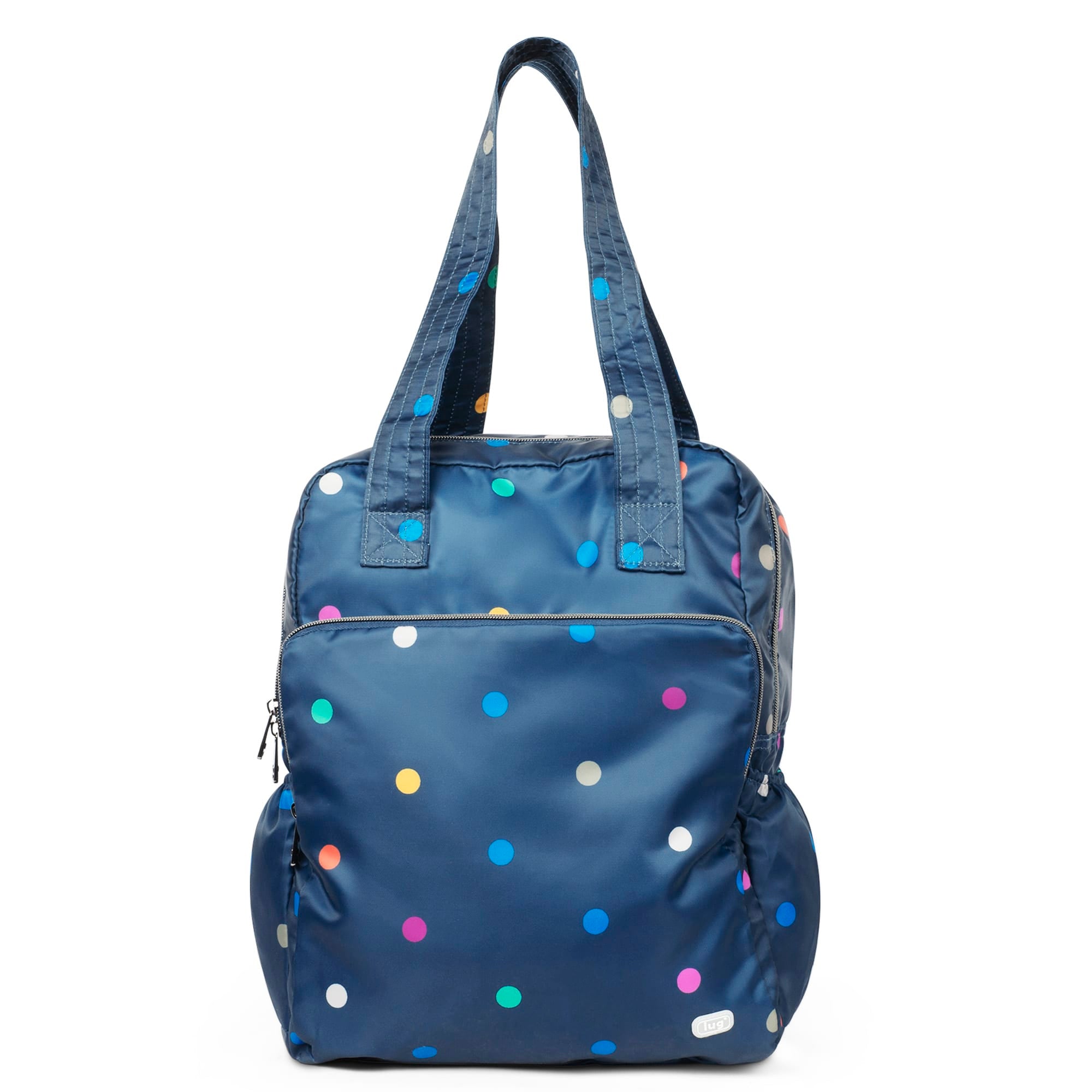 Ranger XL Packable Tote Bag - MULTI DOTS NAVY - RangerXLPackable_Blue_Dot_01