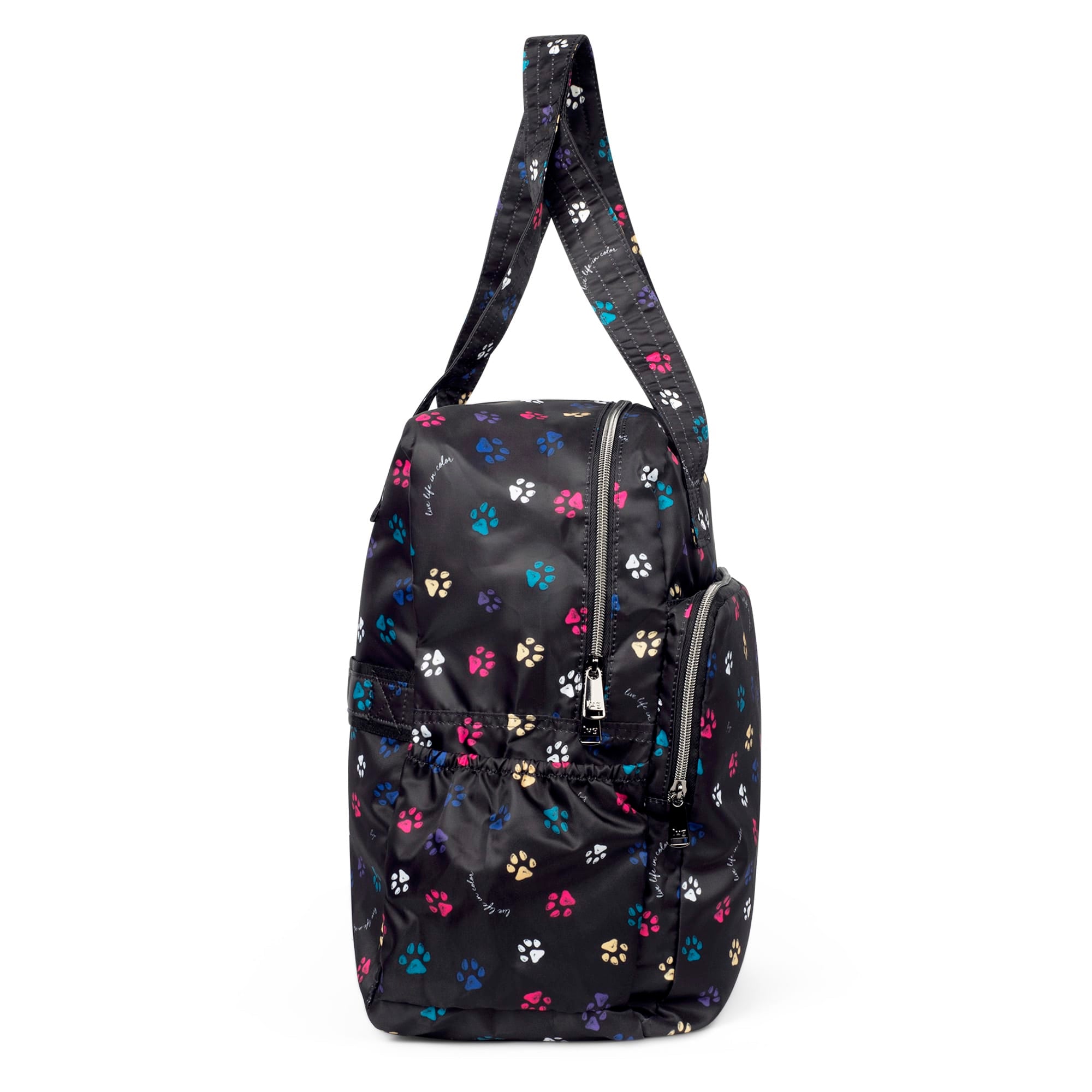 Ranger XL Packable Tote Bag - PAWS BLACK - RangerXLPackable_Paws_Black_03