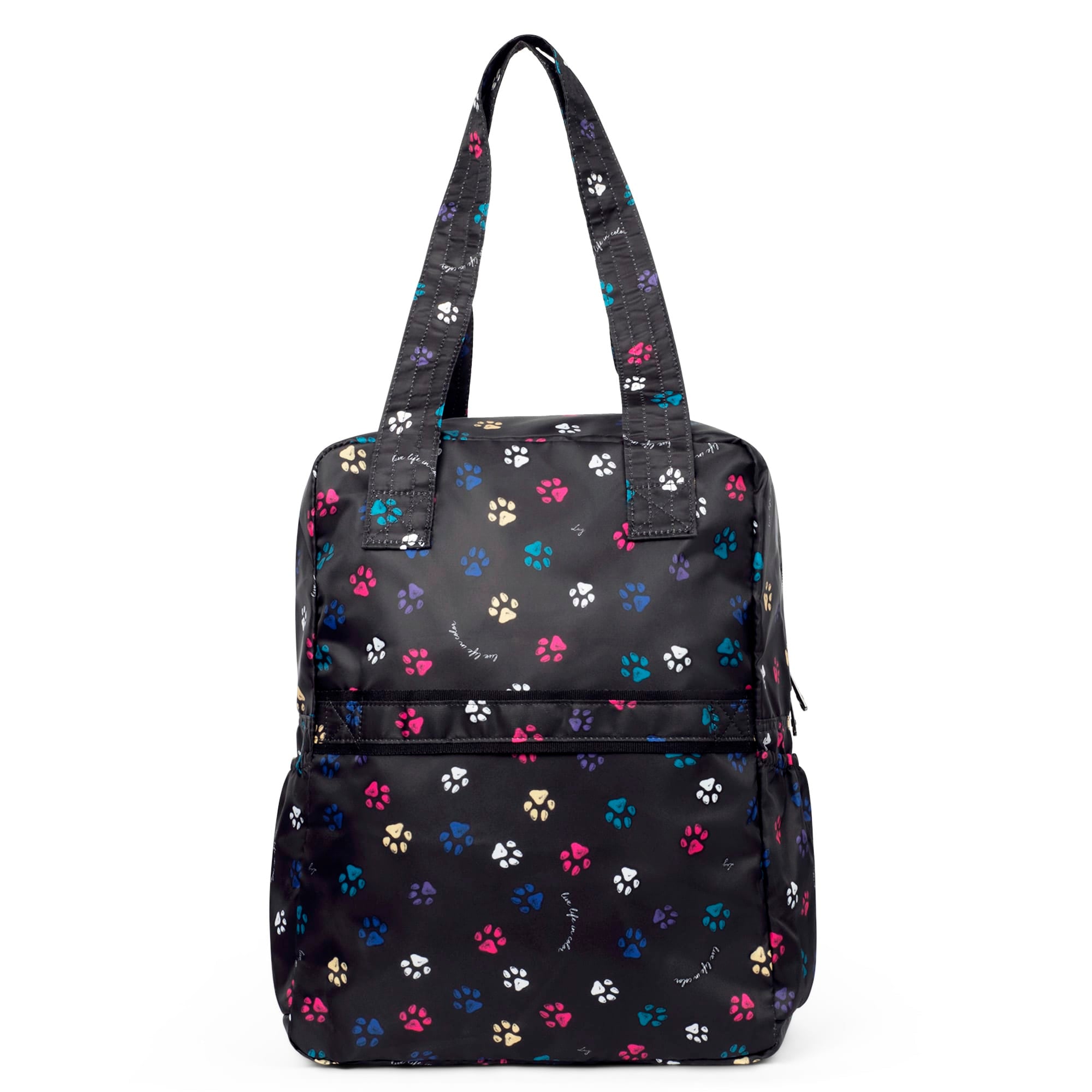 Ranger XL Packable Tote Bag - PAWS BLACK - RangerXLPackable_Paws_Black_04